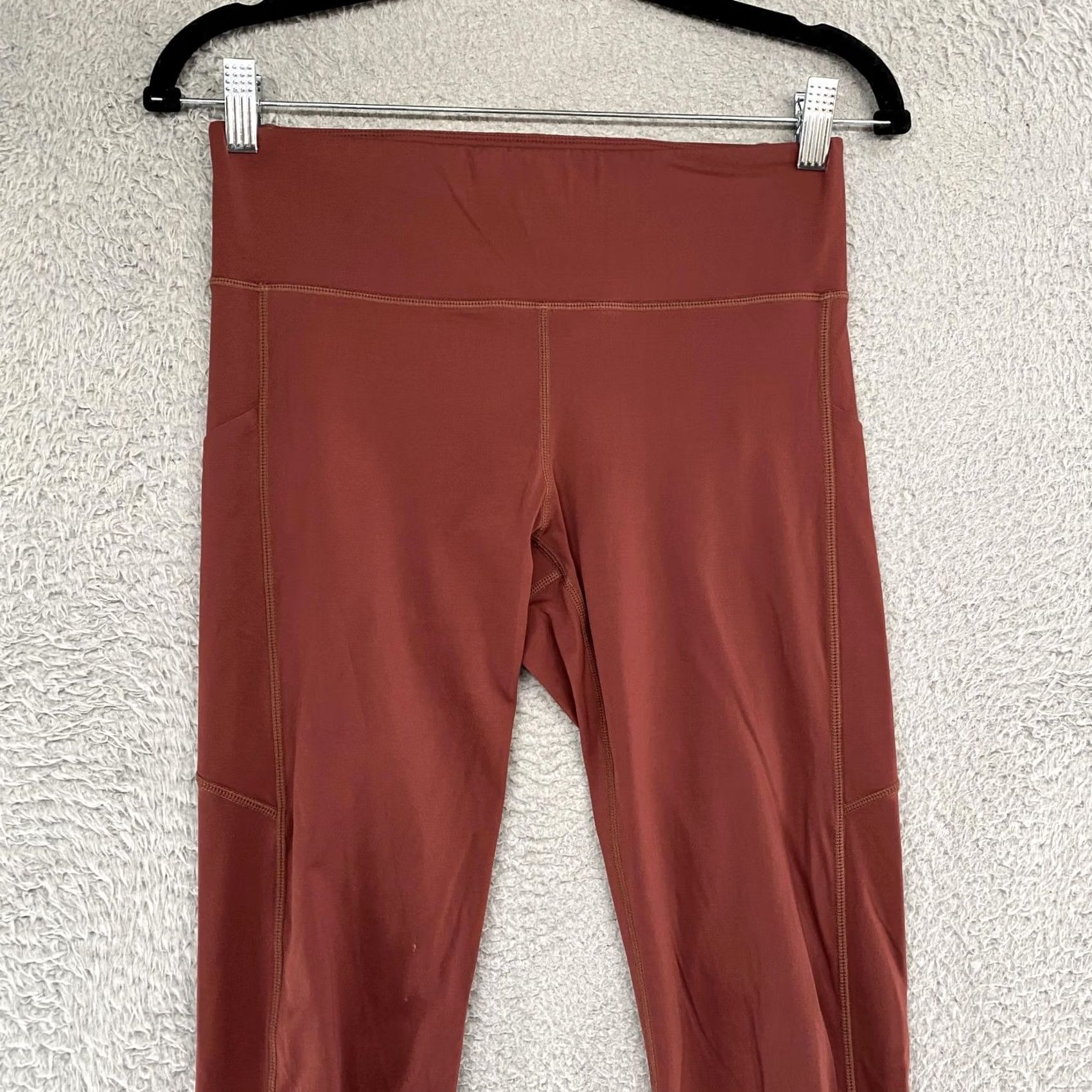 Vuori Vuori Leggings Womens Small Brown High Rise Ankle Pockets Yoga Gym Workout Size 28" / US 6 / IT 42 - 3 Thumbnail