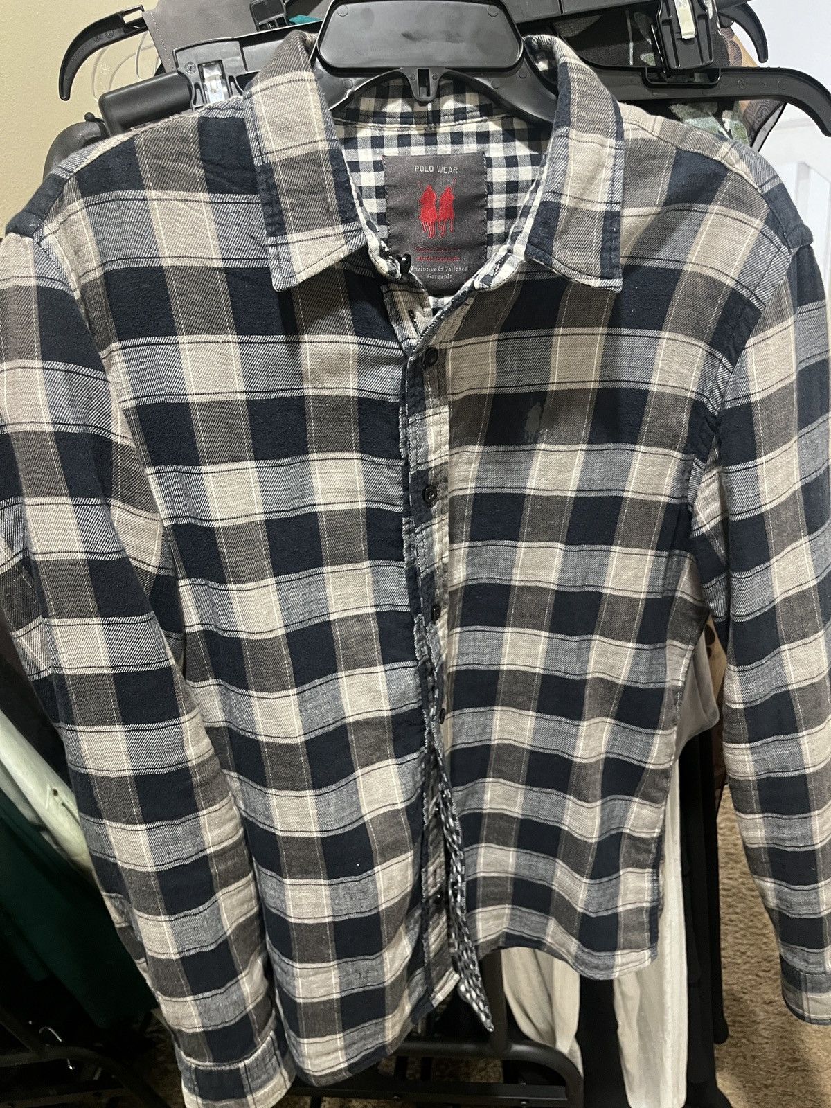 Polo Ralph Lauren Vintage Polo Flannel Size US M / EU 48-50 / 2 - 2 Thumbnail
