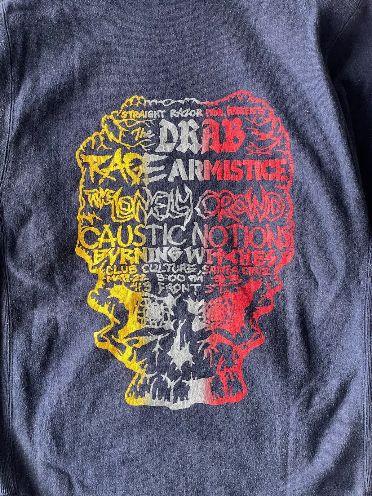 Vintage Shin & Company Punk Rock Poem Riot Hoodies Size US L / EU 52-54 / 3 - 7 Thumbnail