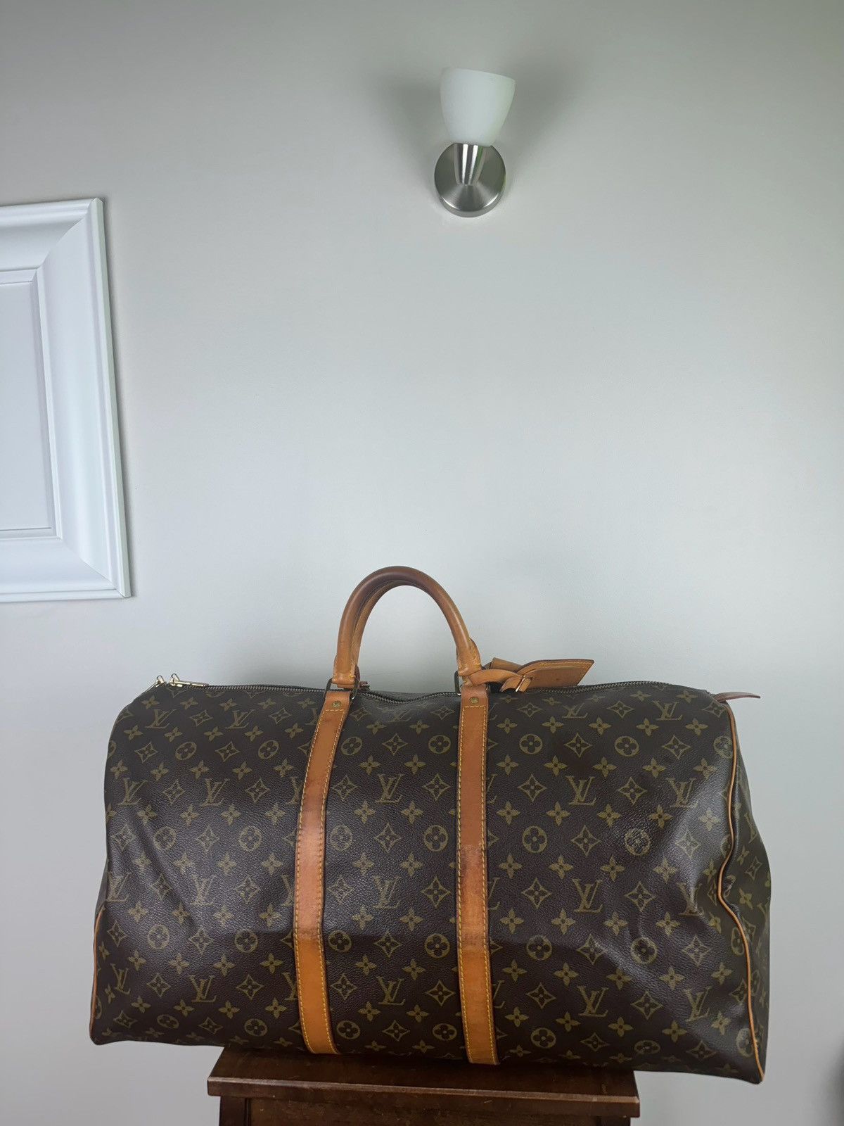 Louis Vuitton Luxury travel bag Louis Vuitton Keepall 50 original item Size ONE SIZE - 3 Thumbnail