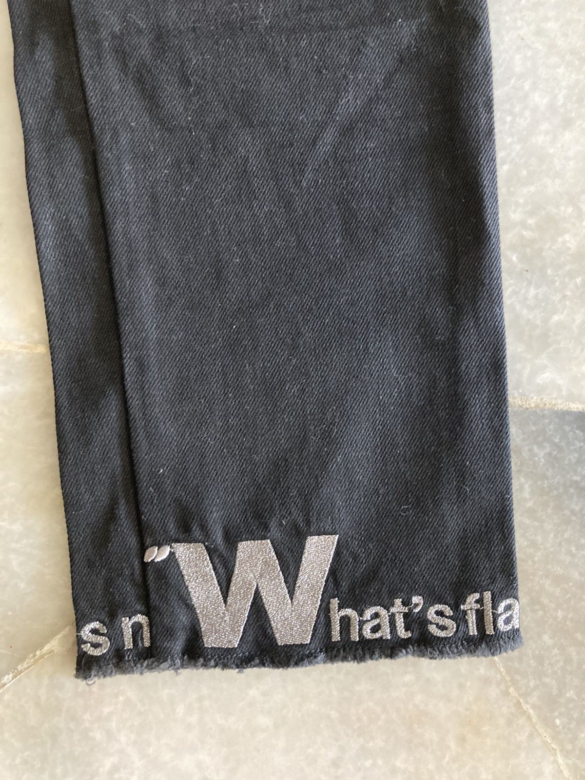 Maison Margiela FW15 MM6 Maison Margiela Black Jeans Size US 31 - 4 Thumbnail