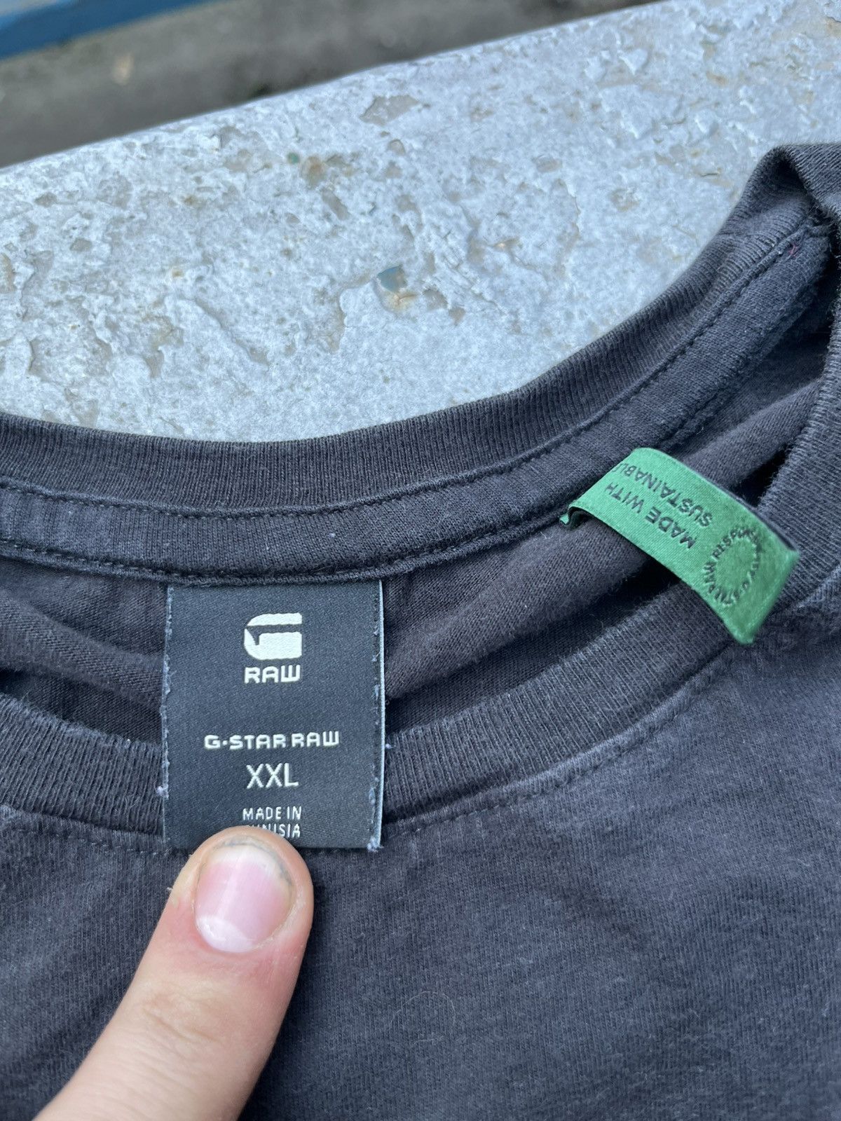 G-Star × Vintage G Star Raw oversize T-shirt XXL Size US XXL / EU 58 / 5 - 3 Thumbnail
