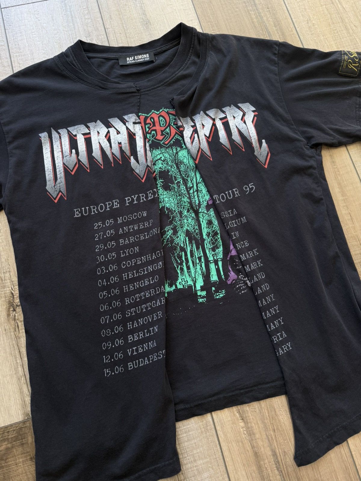 Raf Simons Raf Simons Ultrasceptre Deconstructed 3 Double Layer Tee Size US M / EU 48-50 / 2 - 3 Thumbnail