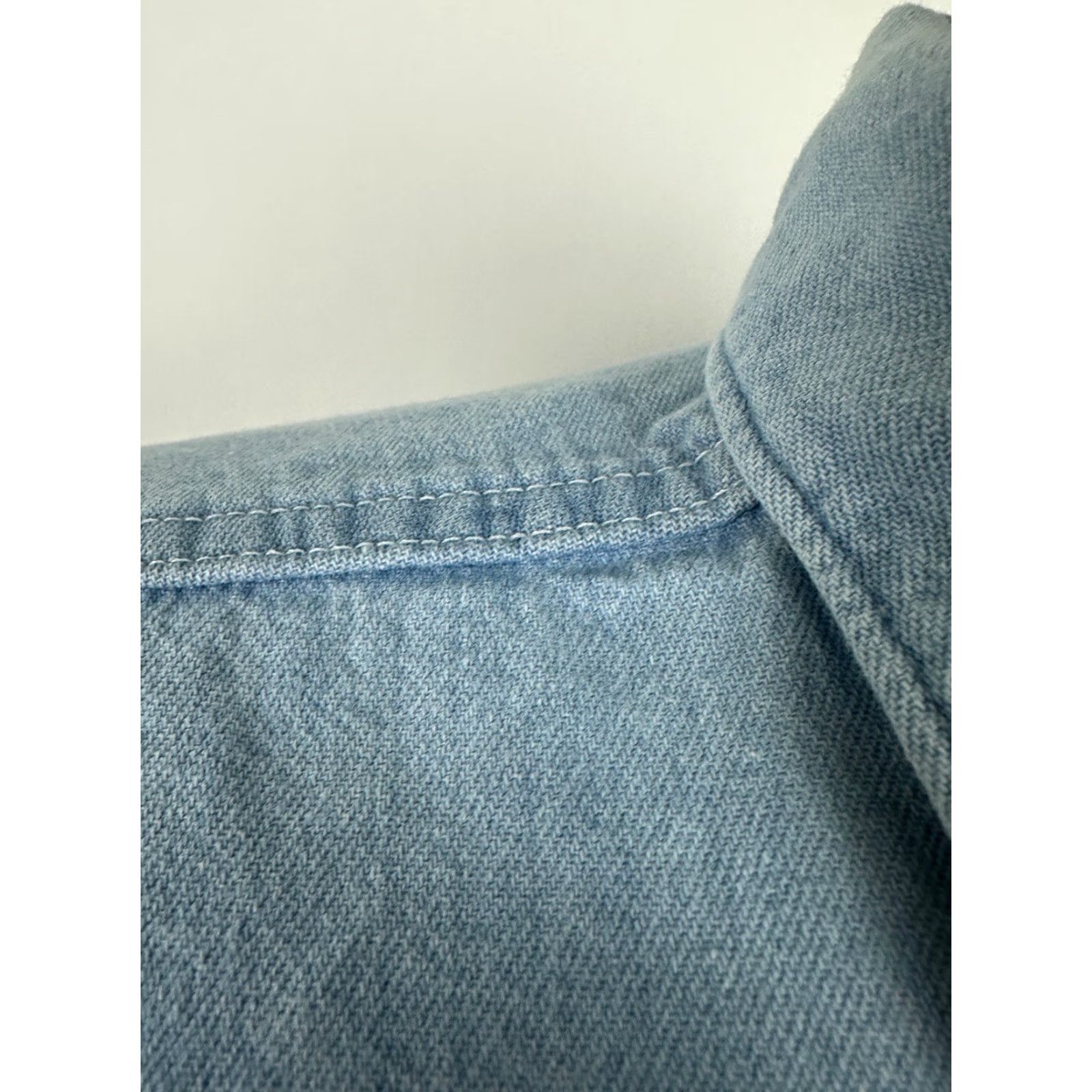 Denime VINTAGE Three River Denim Shirt Mens XL Oversized Button-Up Collared Blue 2000s Y2K Hipster Casual Business Size US XL / EU 56 / 4 - 5 Thumbnail