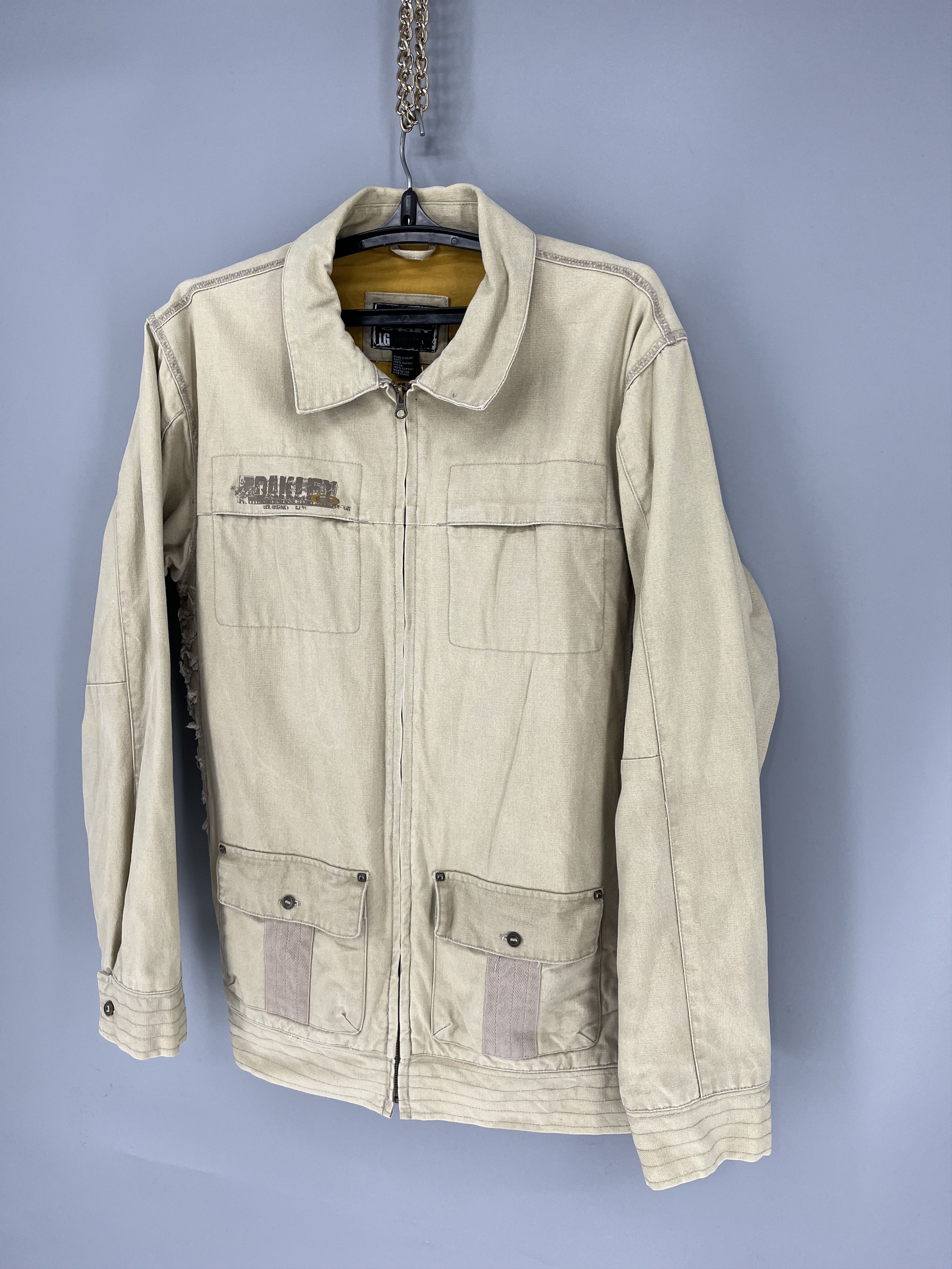 Oakley Oakley Rare Vintage Denim Jacket Garment Dyed 90s M Size US M / EU 48-50 / 2 - 3 Thumbnail