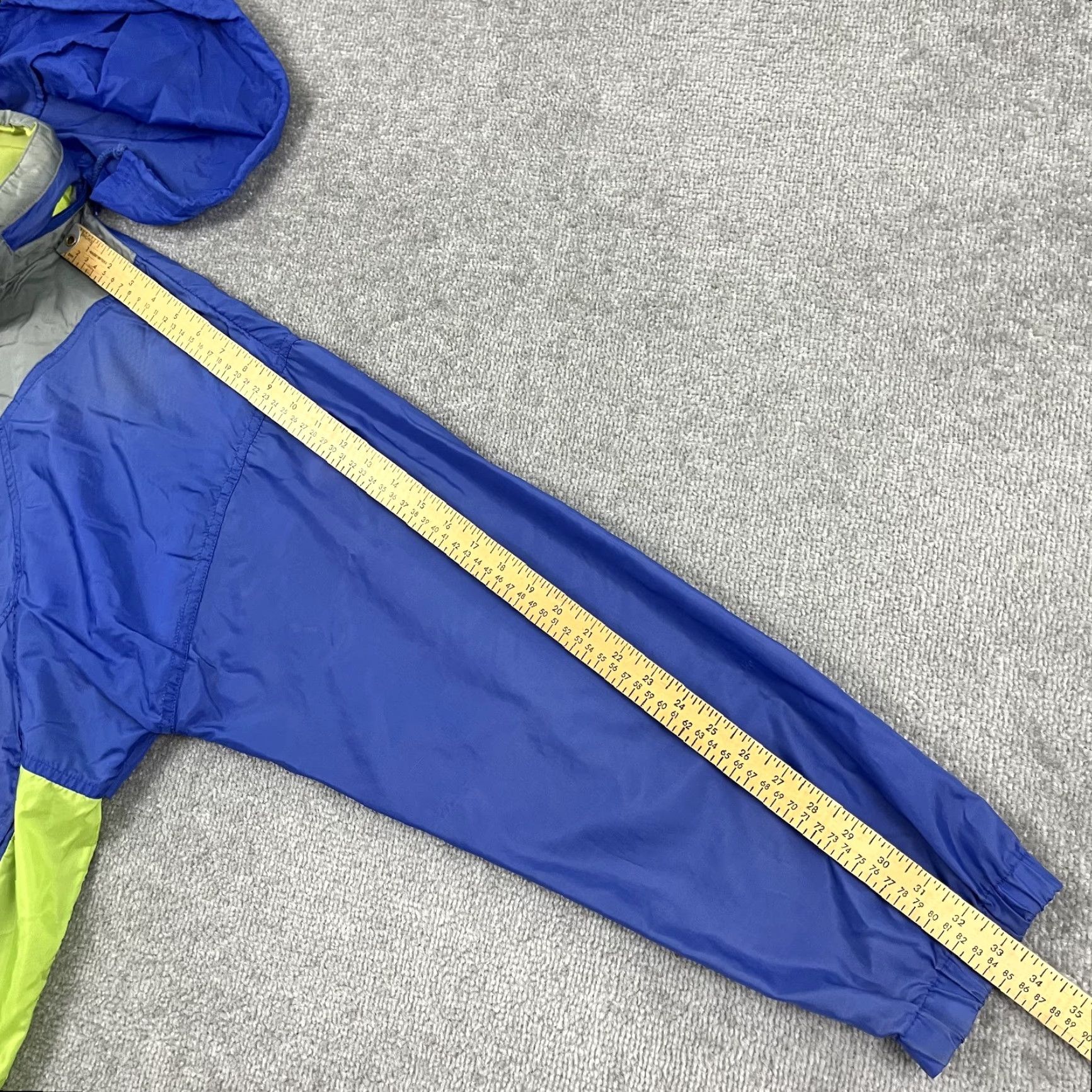 New Balance VTG New Balance Jacket Mens XL Windbreaker Blue Lightweight 90s Retro Regular with Hooded Pockets 1/4 Zip Size US XL / EU 56 / 4 - 6 Thumbnail