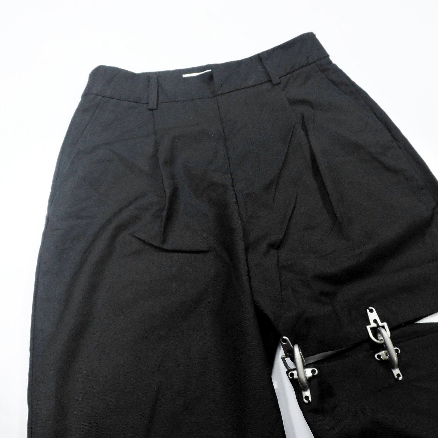 Helmut Lang HELMUT LANG BUCKLE TROUSERS LONG PANTS Size 26" / US 2 / IT 38 - 7 Thumbnail