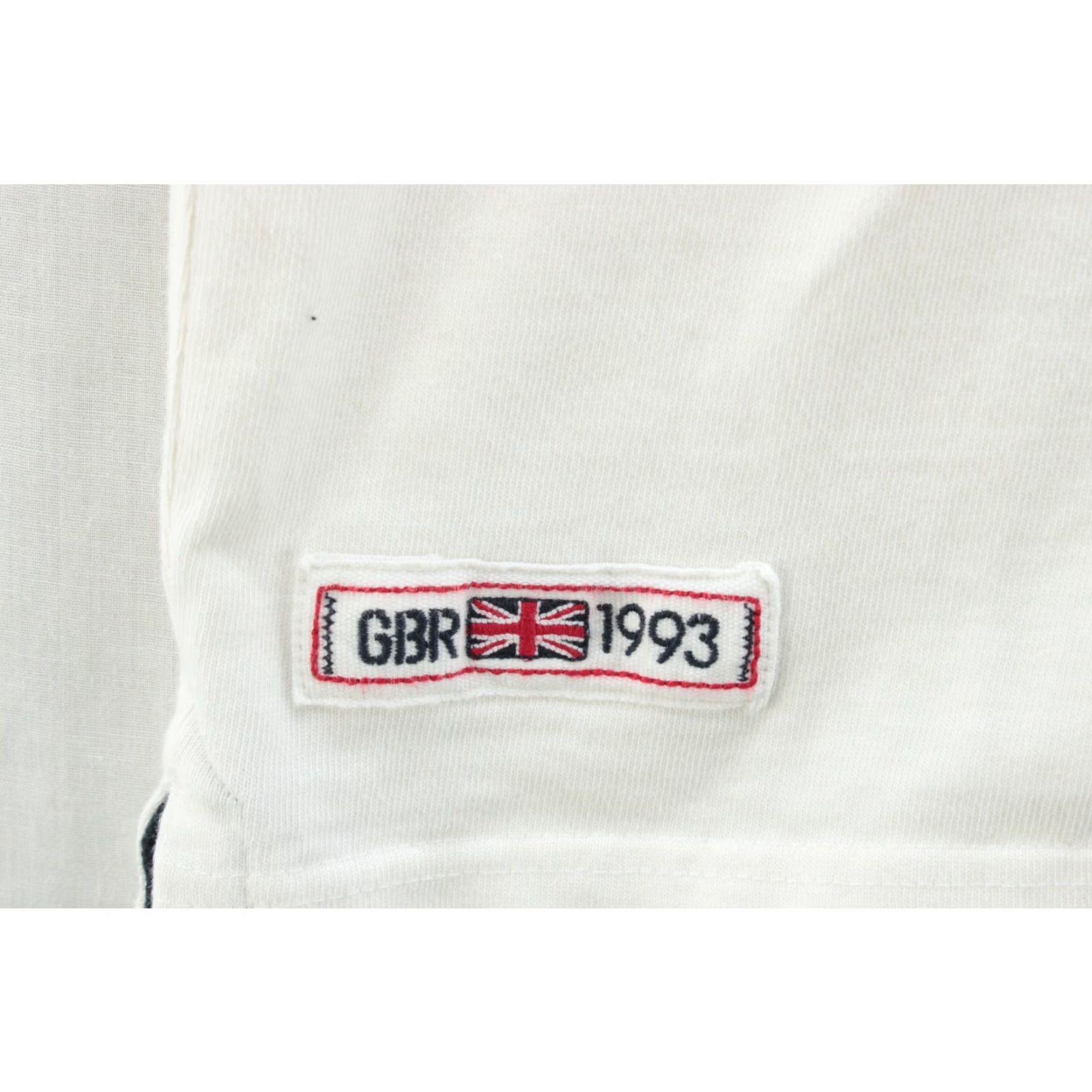 Vintage VINTAGE Crew Clothing Rugby Shirt Mens M White Blue Stripe Long Sleeve Shirt Size US M / EU 48-50 / 2 - 4 Thumbnail