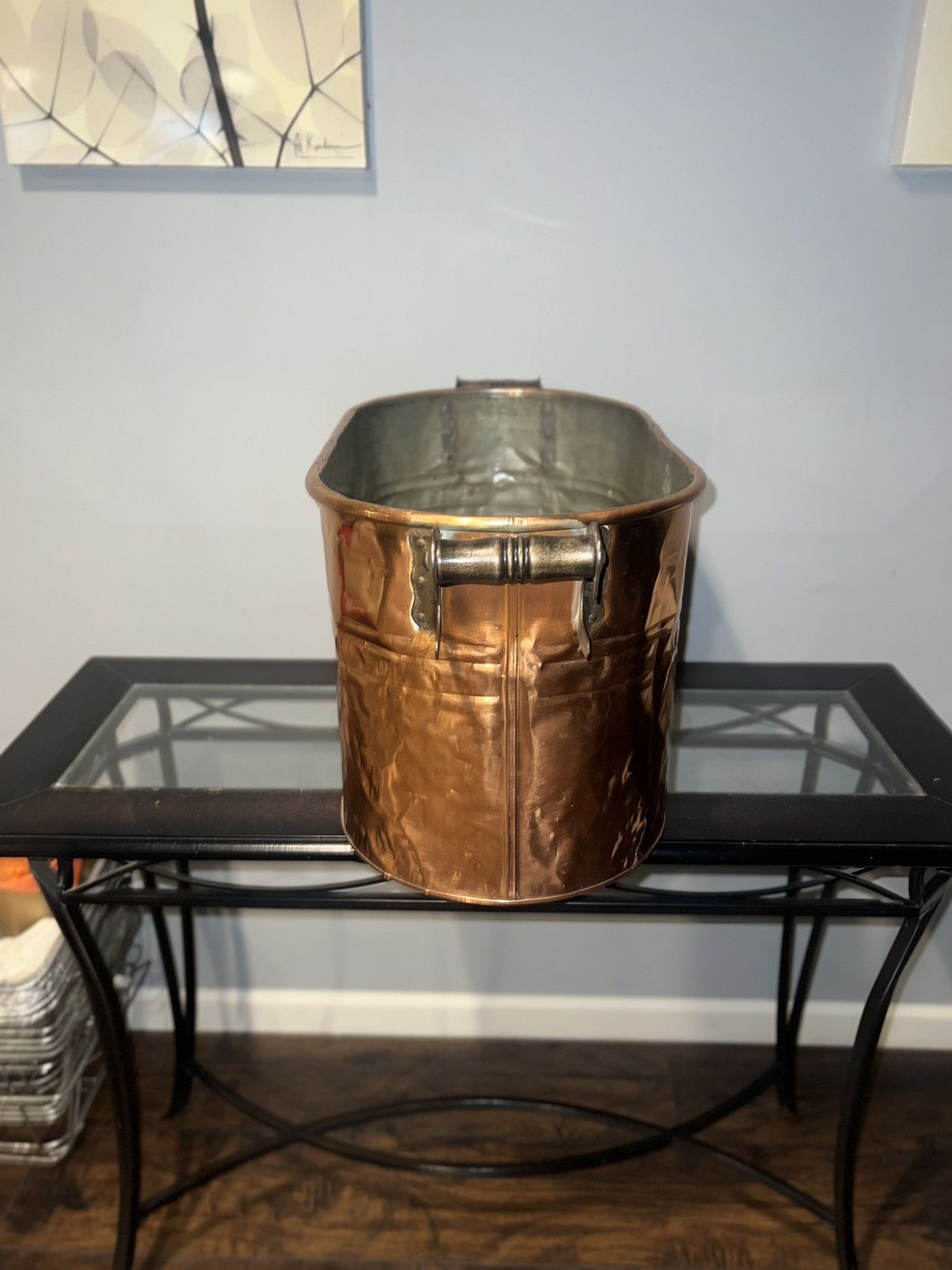non Copper Storage Bin with Handles Size ONE SIZE - 6 Thumbnail