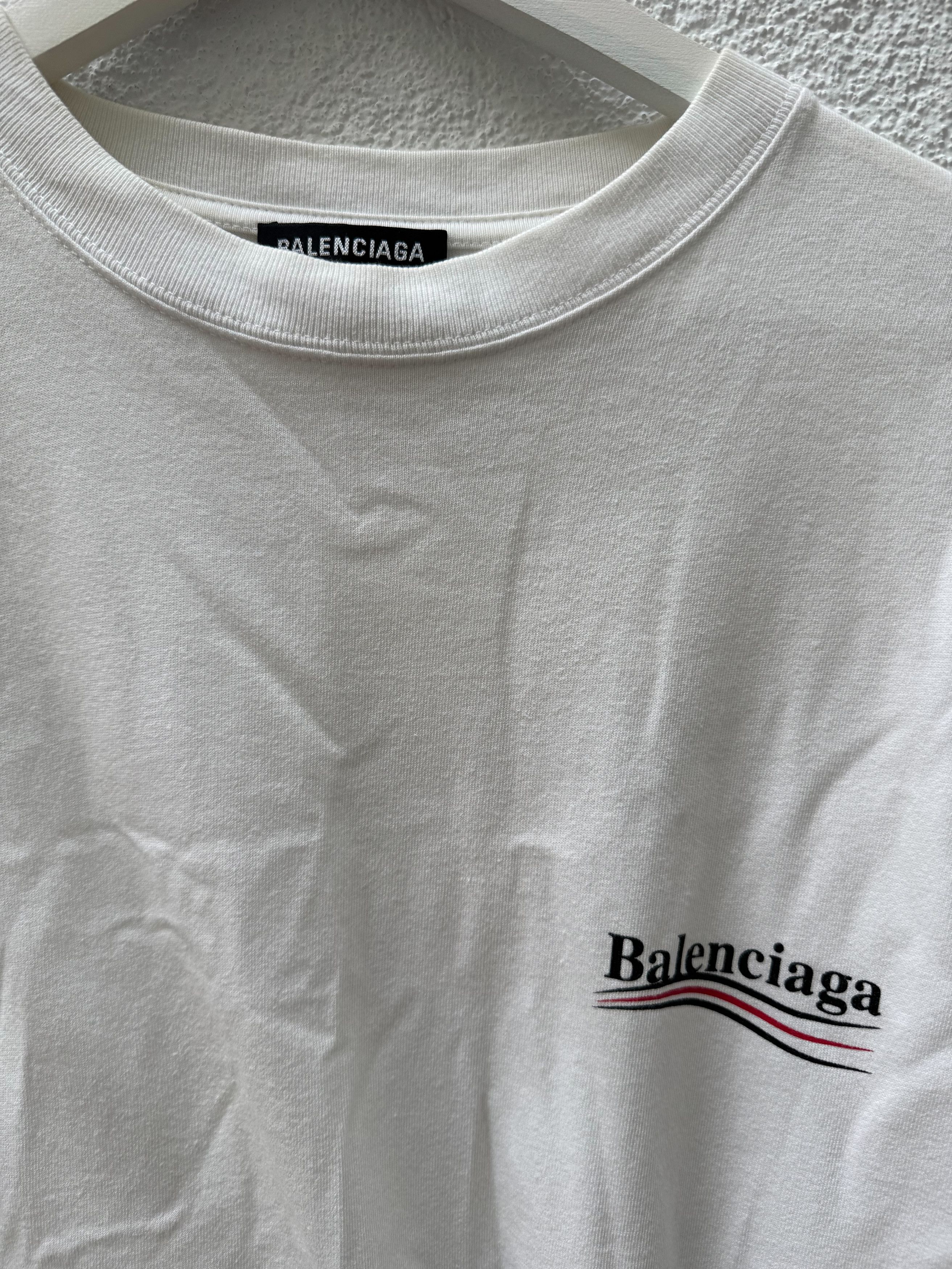 Balenciaga 2017 Balenciaga Campaign Tee - White Size US L / EU 52-54 / 3 - 3 Thumbnail