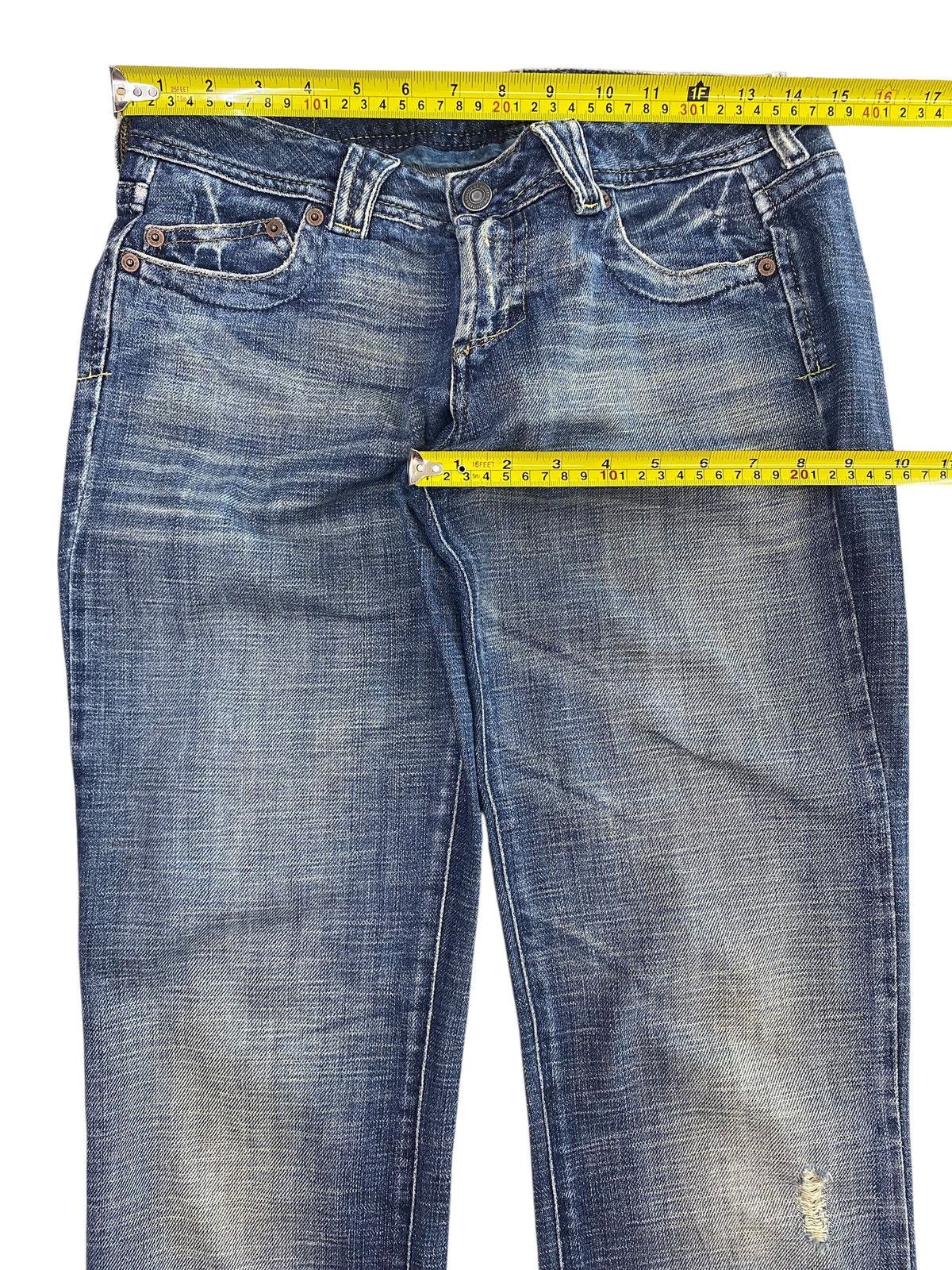 United Colors Of Benetton United Colors Of Beneton Faded Wash Style Flare Jeans Size US 30 / EU 46 - 5 Thumbnail