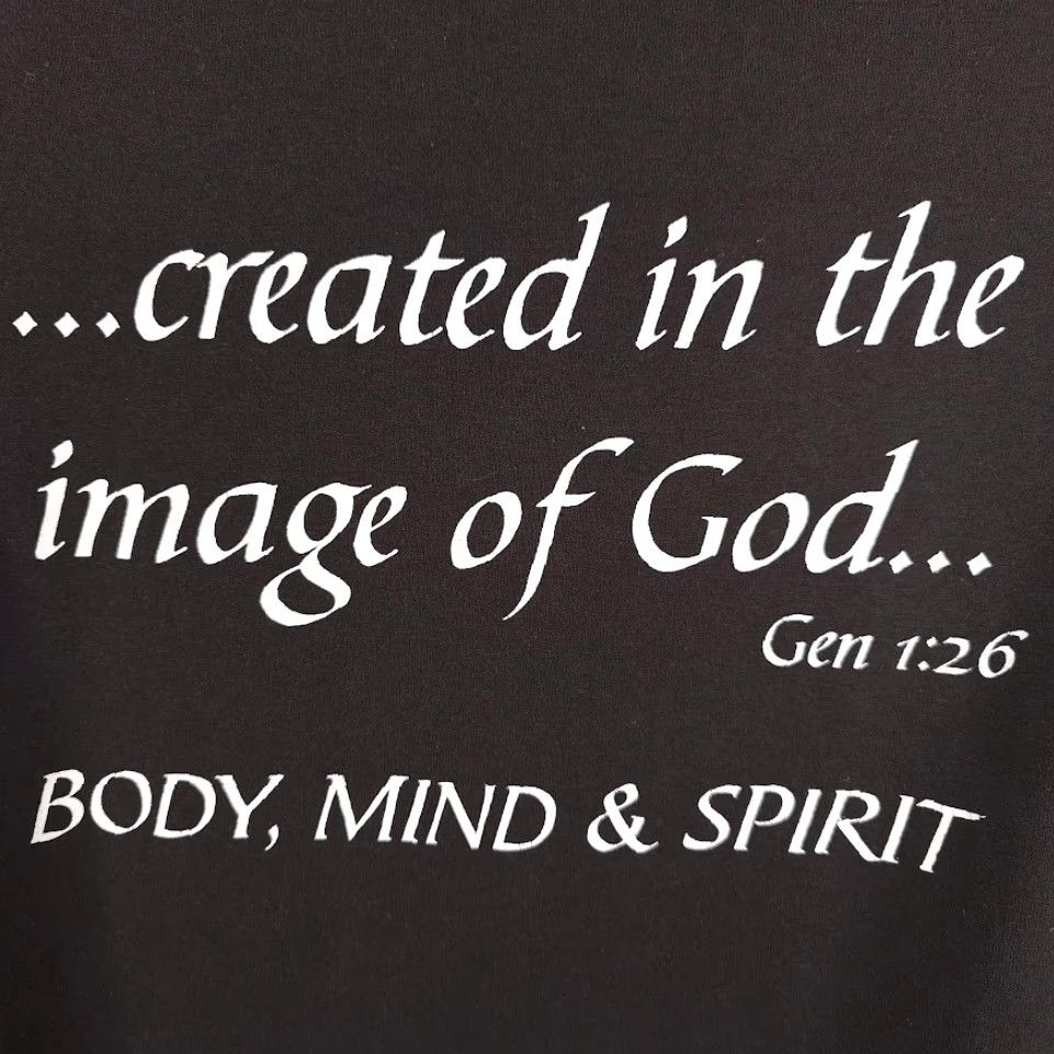 Hanes Christian T Shirt Mens Large Black Bible Verses Revelation Genesis Size US L / EU 52-54 / 3 - 5 Thumbnail