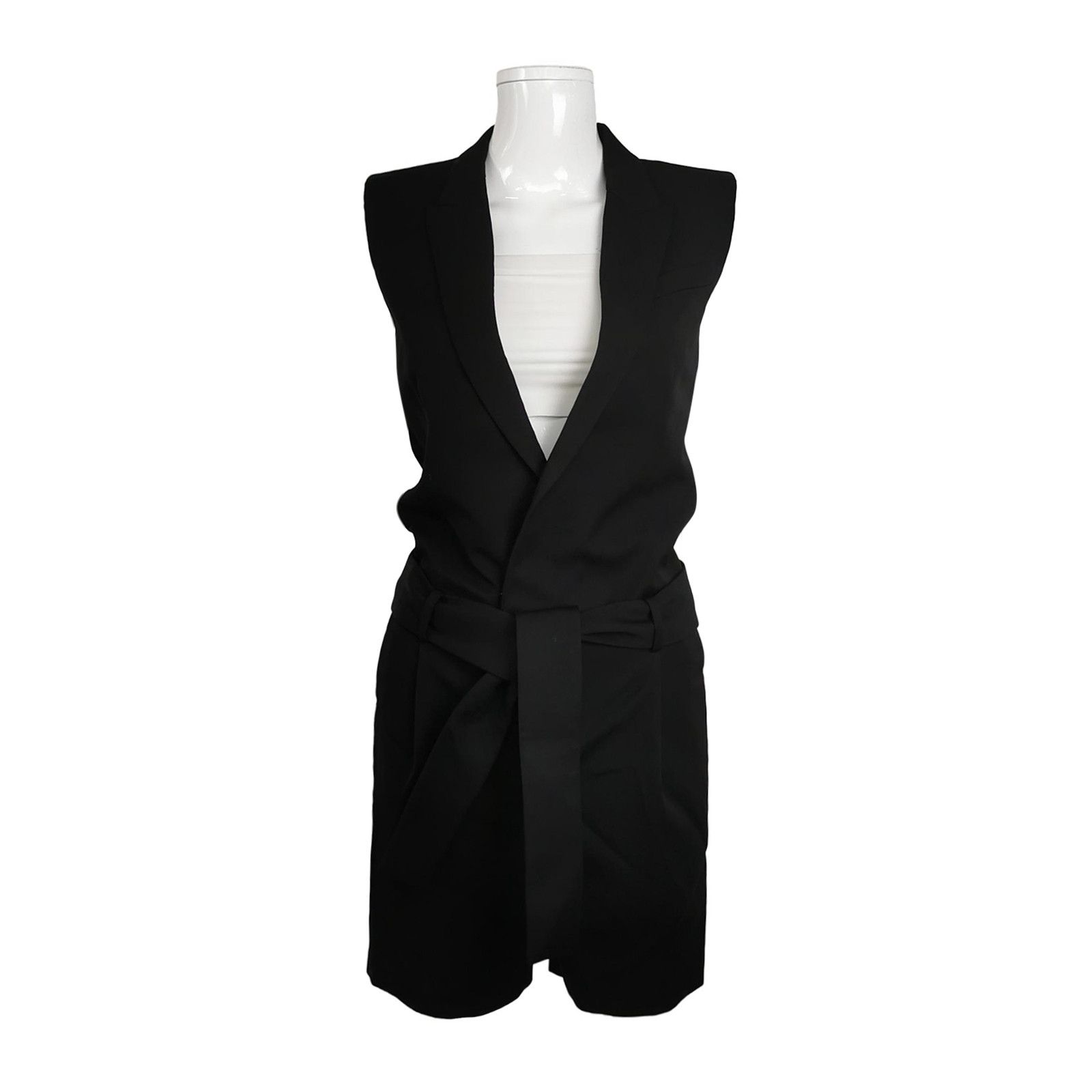 Saint Laurent Paris Saint Laurent Wool Lapel Sleeveless Vest Size XL Size XL / US 12-14 / IT 48-50 - 1 Thumbnail