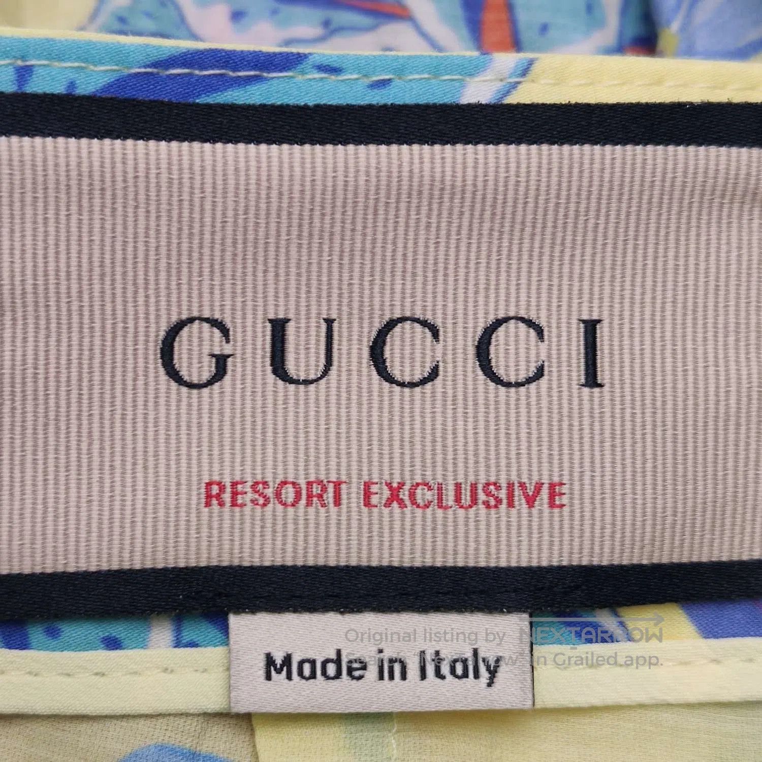 Gucci Gucci Floral Print Cotton. Size 39" - 2 Thumbnail