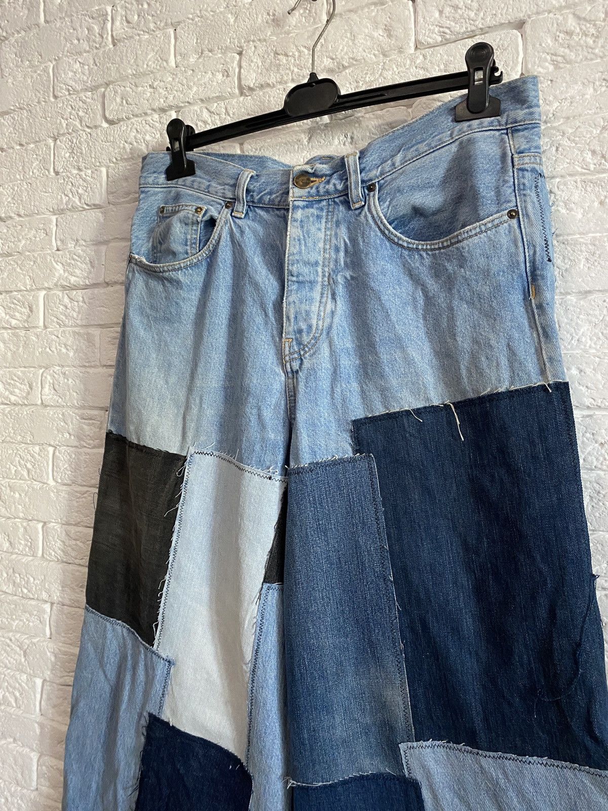 Carhartt Carhartt Reworked Custom Rap Jeans Distressed Denim Pants Size US 31 - 2 Thumbnail