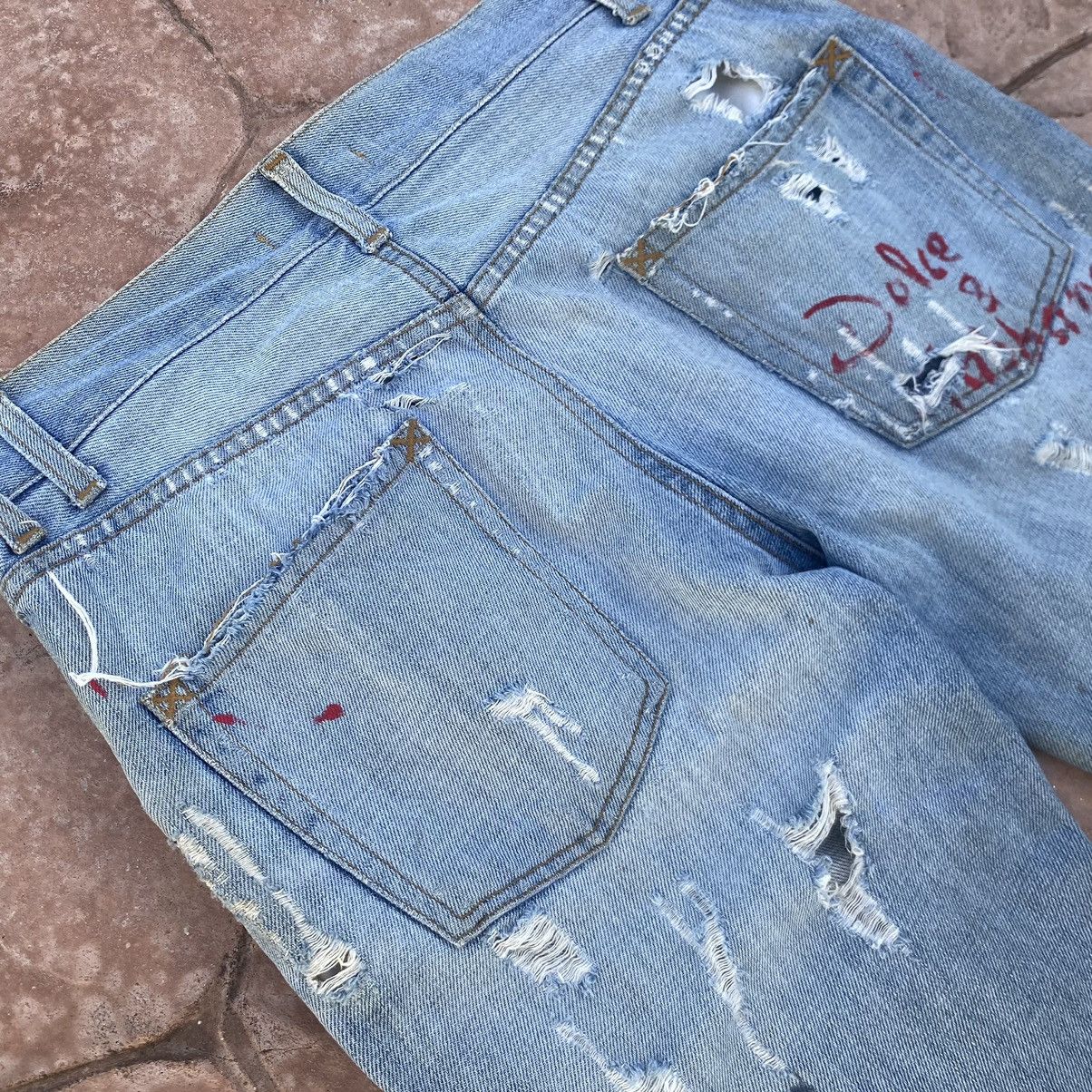 Dolce & Gabbana Thrashed Vintage Dolce & Gabbana ERD GRUNGE JEANS Size US 32 / EU 48 - 5 Thumbnail