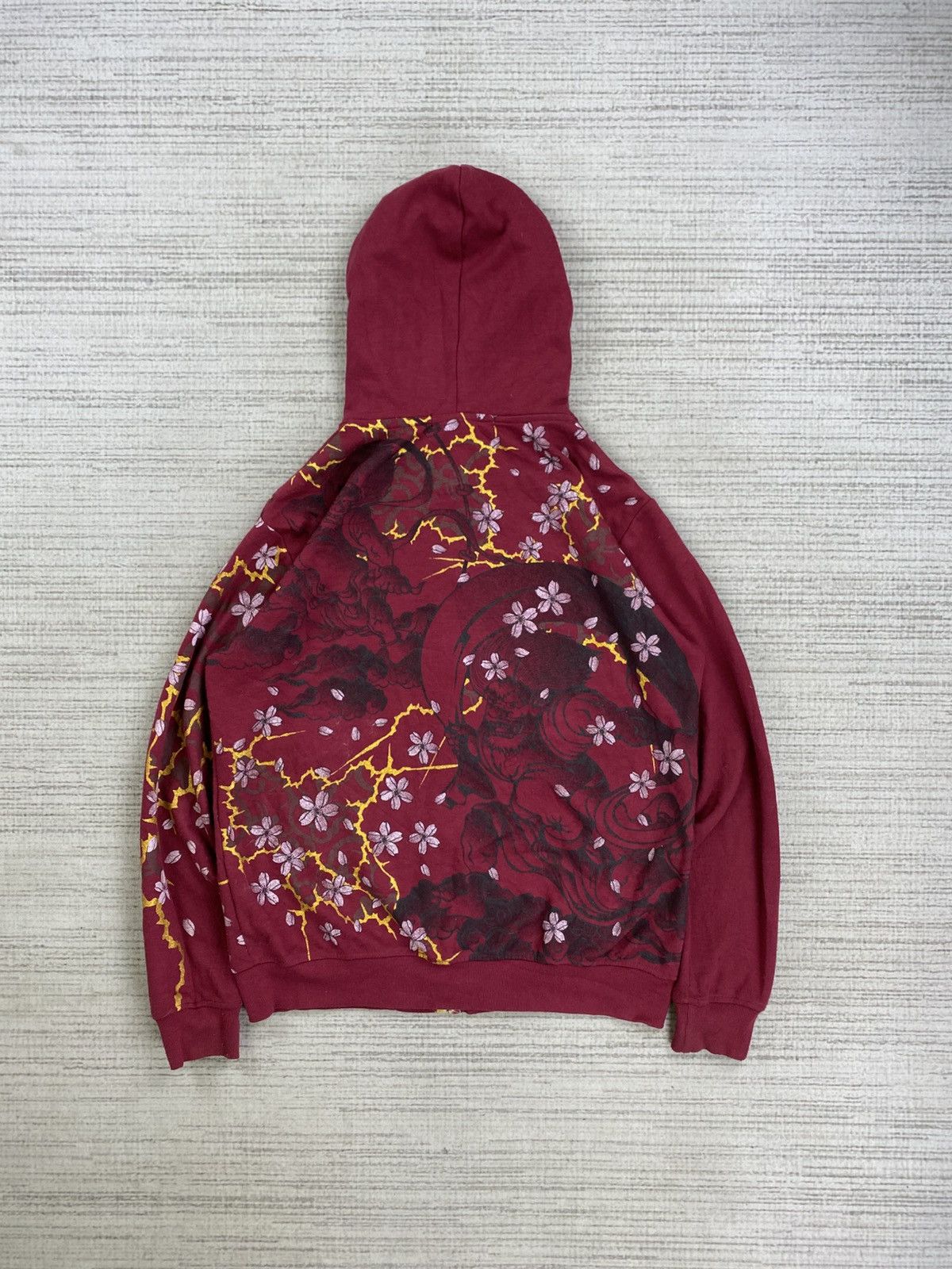 Japanese Brand Vintage Sakura Sukajan Japanese Brand Hoodie Size US M / EU 48-50 / 2 - 2 Thumbnail