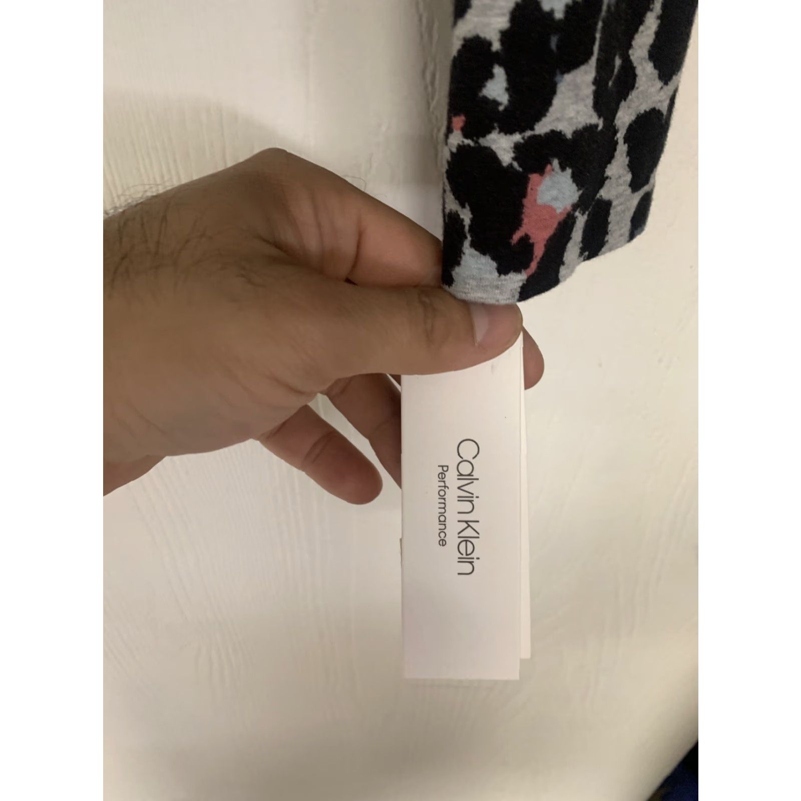 Calvin Klein Calvin Klein Hoodie Women's Logo Leopard Colorful Gray Size S American Navy Logo Long Sleeve Pullover T Shirt Activewear Size S / US 4 / IT 40 - 2 Thumbnail