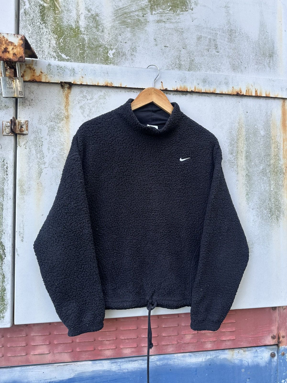 Nike 👹Nike Fleece Croptop Jacket Size US M / EU 48-50 / 2 - 3 Thumbnail