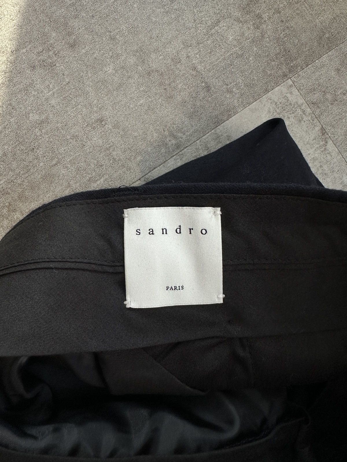 Sandro sandro wool flannel trouser Size US 26 / EU 42 - 2 Thumbnail