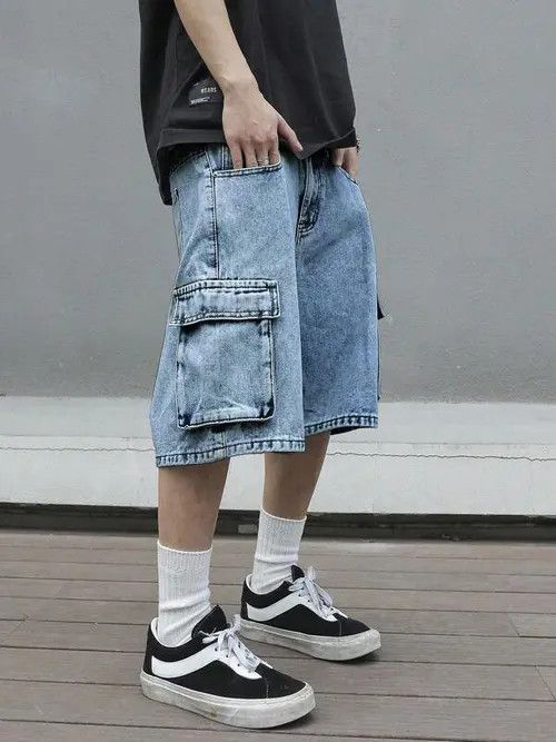 Other Minami x Kouda Cargo Y2k Shorts Jorts jeans washed Size US 32 / EU 48 - 1 Thumbnail