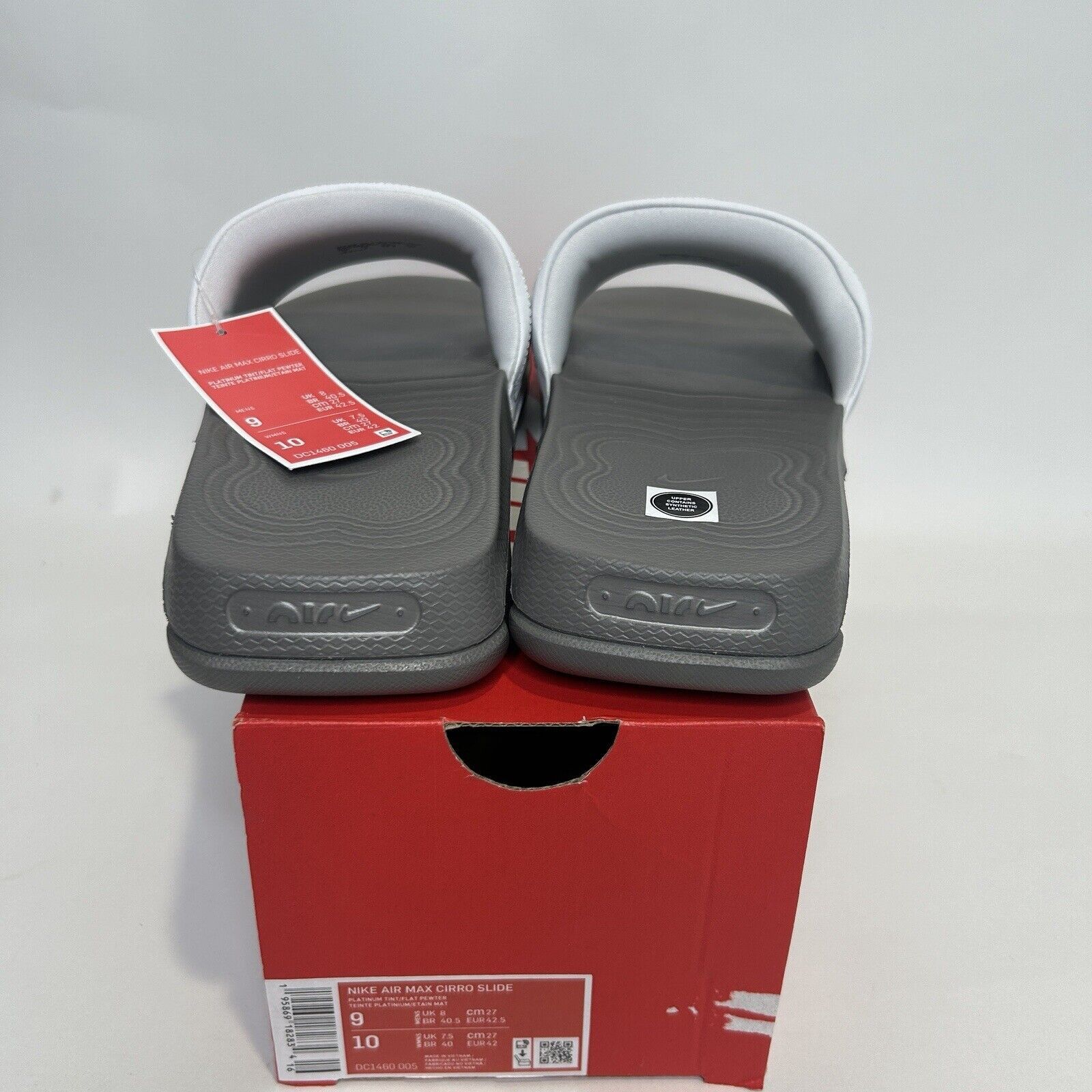 Nike Nike Max Cirro Slides “White Gray Orange Platinum” 2024 Size US 9 / EU 42 - 4 Thumbnail