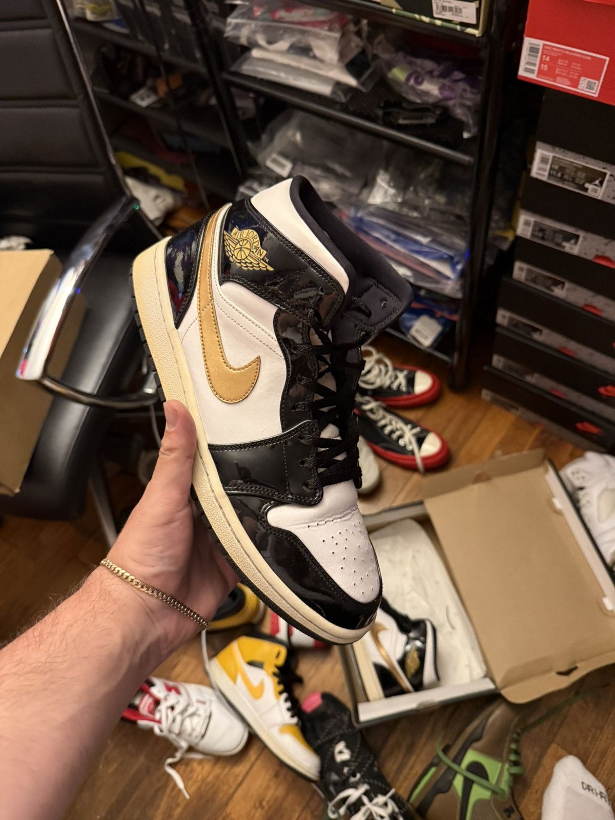 Jordan Brand Jordan 1 mid sz 8.5 Size US 8.5 / EU 41-42 - 2 Thumbnail
