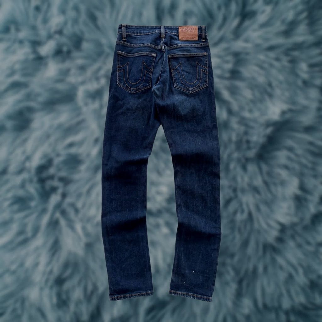 True Religion × Vintage RARE True Religion Jeans Size 33 Leather