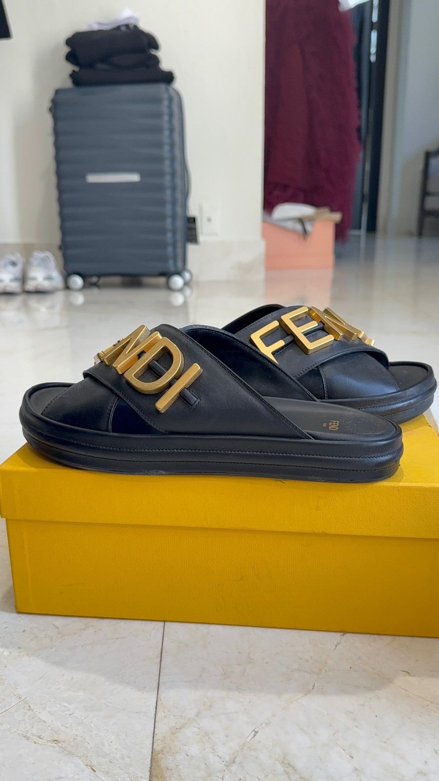 Fendi Fendi Rome slides Size US 9 / IT 39 - 1 Thumbnail