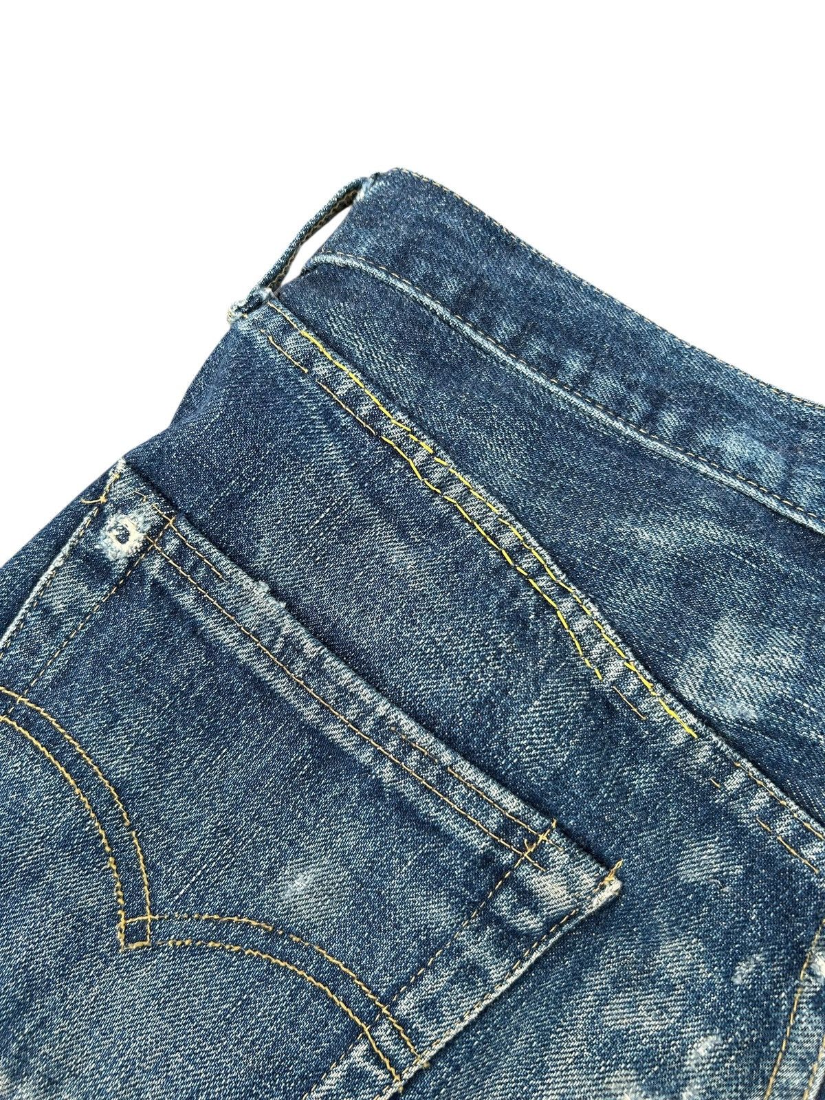 Kapital Vintage Levis big E Selvedge Distressed Denim Jeans Size US 30 / EU 46 - 17 Thumbnail