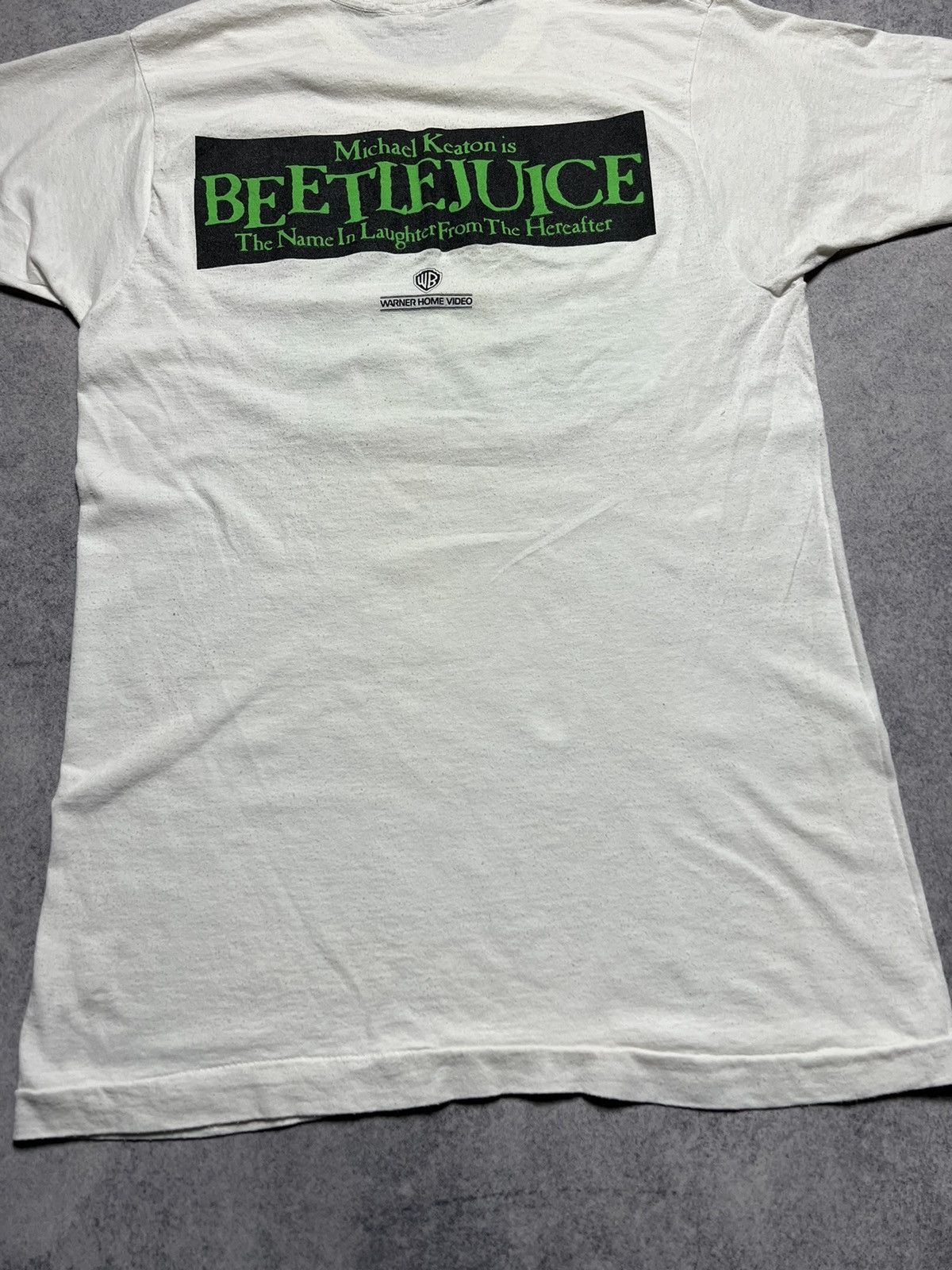Vintage Vintage BeetleJuice 1988 Boo! Who? Faded Distressed T Shirt Size US M / EU 48-50 / 2 - 10 Thumbnail