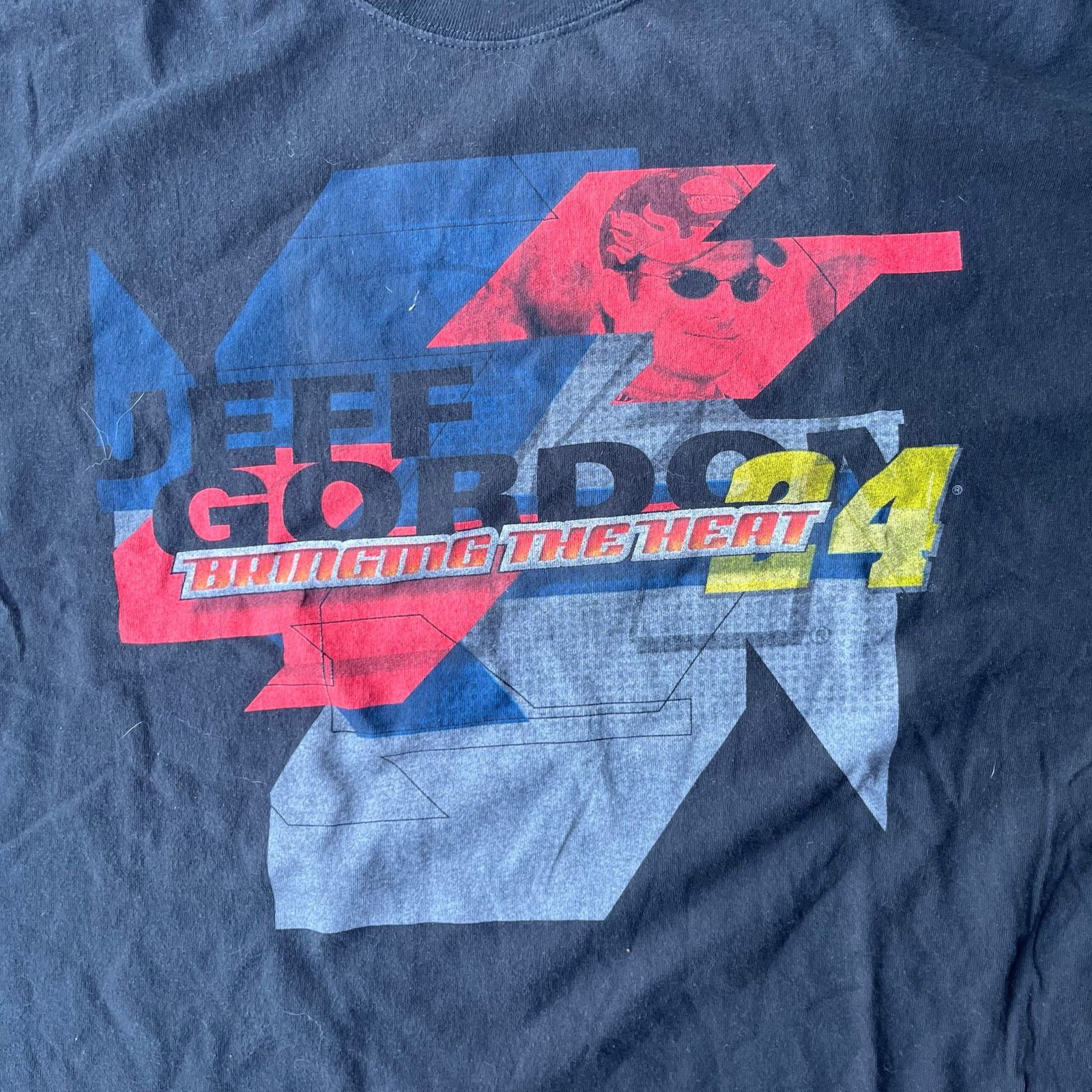 Vintage VINTAGE 90S 00S JEFF GORDON NASCAR GRAPHIC SHIRT 2XL BLACK Size US XXL / EU 58 / 5 - 2 Thumbnail
