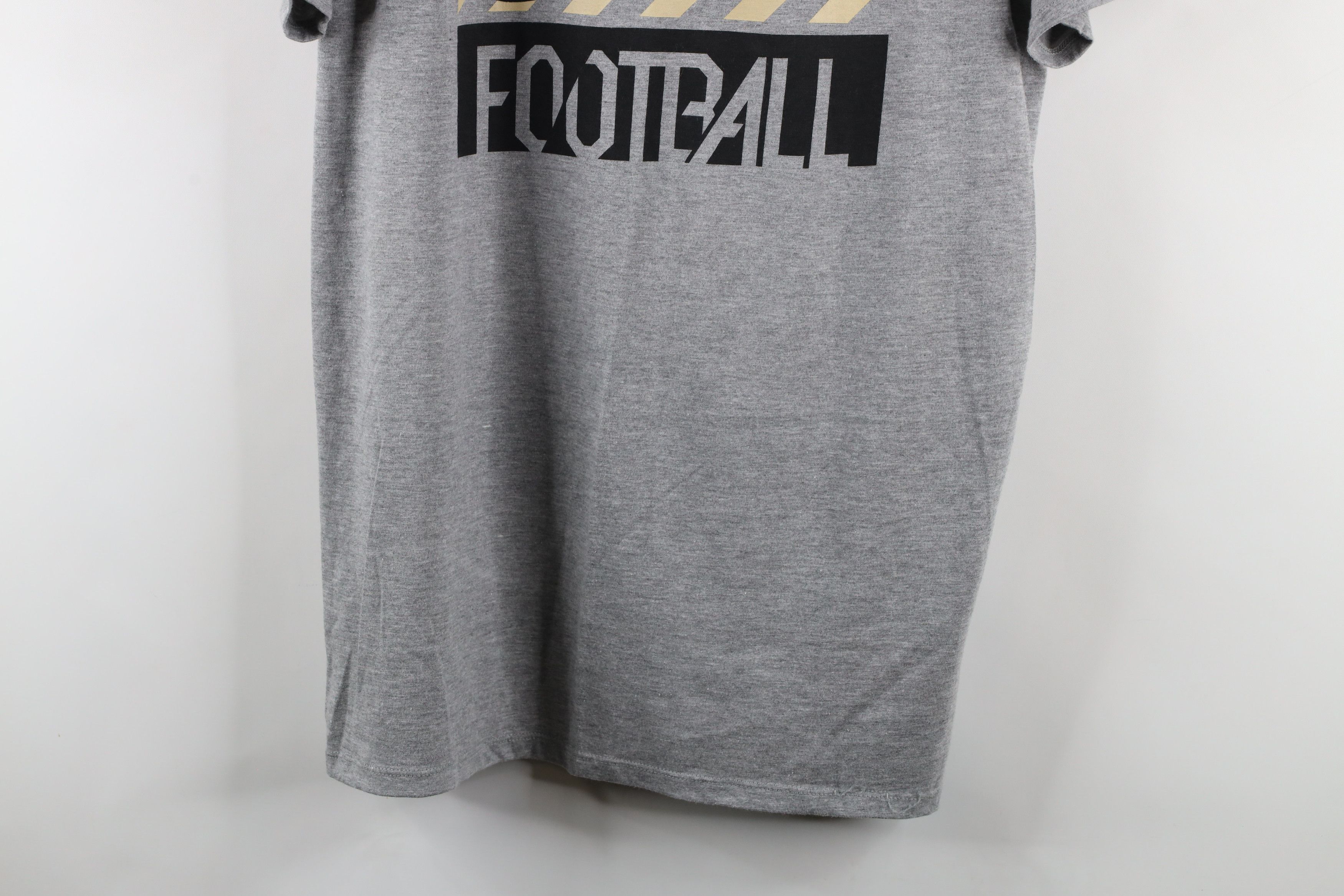 Nike × Vintage Nike Out Big Swoosh Purdue University Football T-Shirt Gray Size US XL / EU 56 / 4 - 3 Thumbnail