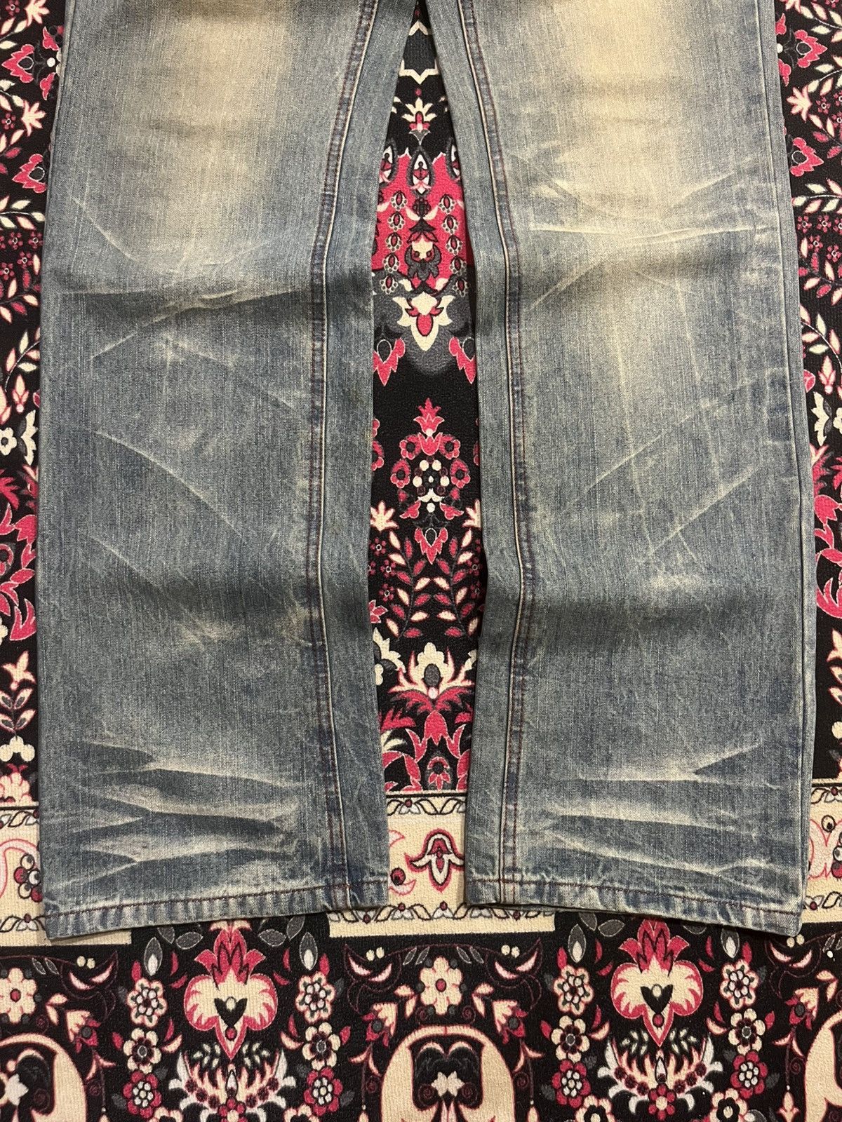 CIVARIZE × If Six Was Nine × Japanese Brand ⚡️Distressed⚡️Vintage Japanese Brand Blue Faded Slash Rip Jean Size US 33 - 7 Thumbnail