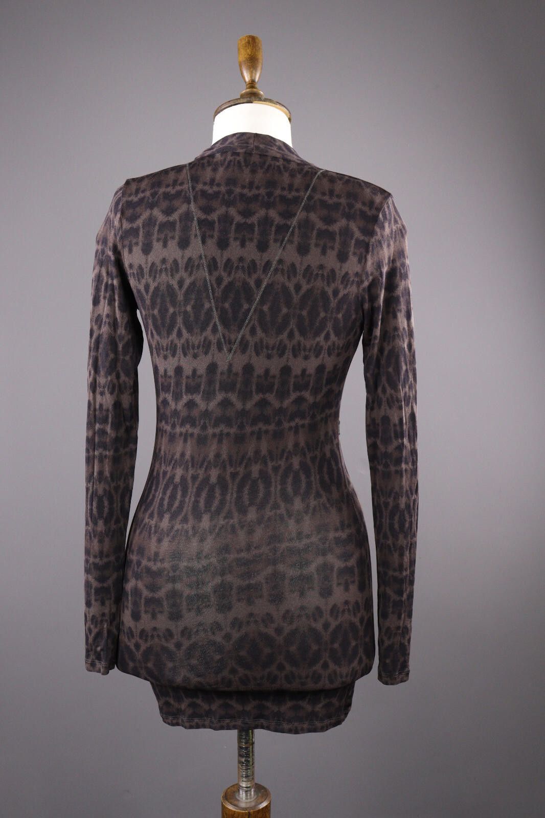 Designer Ladies Marc Cain Leopard Print Night T-Shirt Dress Size 1 Size M / US 6-8 / IT 42-44 - 5 Thumbnail