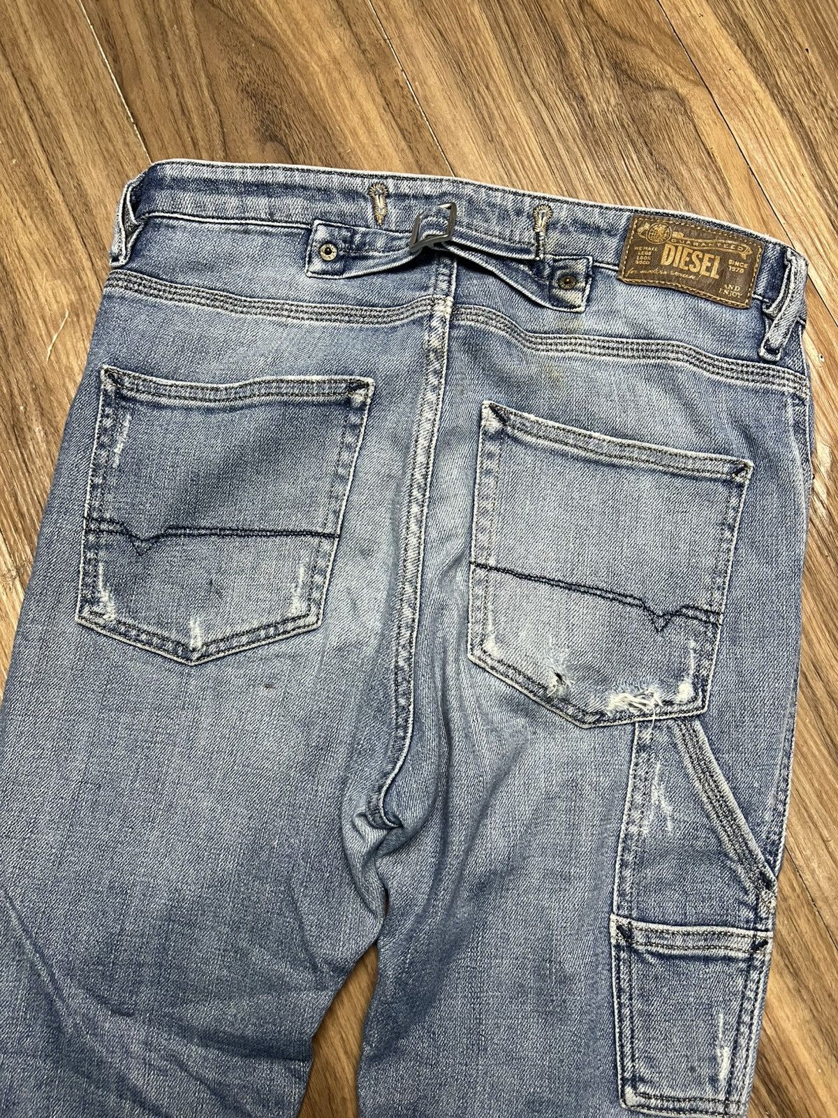 Diesel Diesel SIZZEE W23 L32 Jeans - Carpenter Stretch (43) Size 23" - 15 Thumbnail