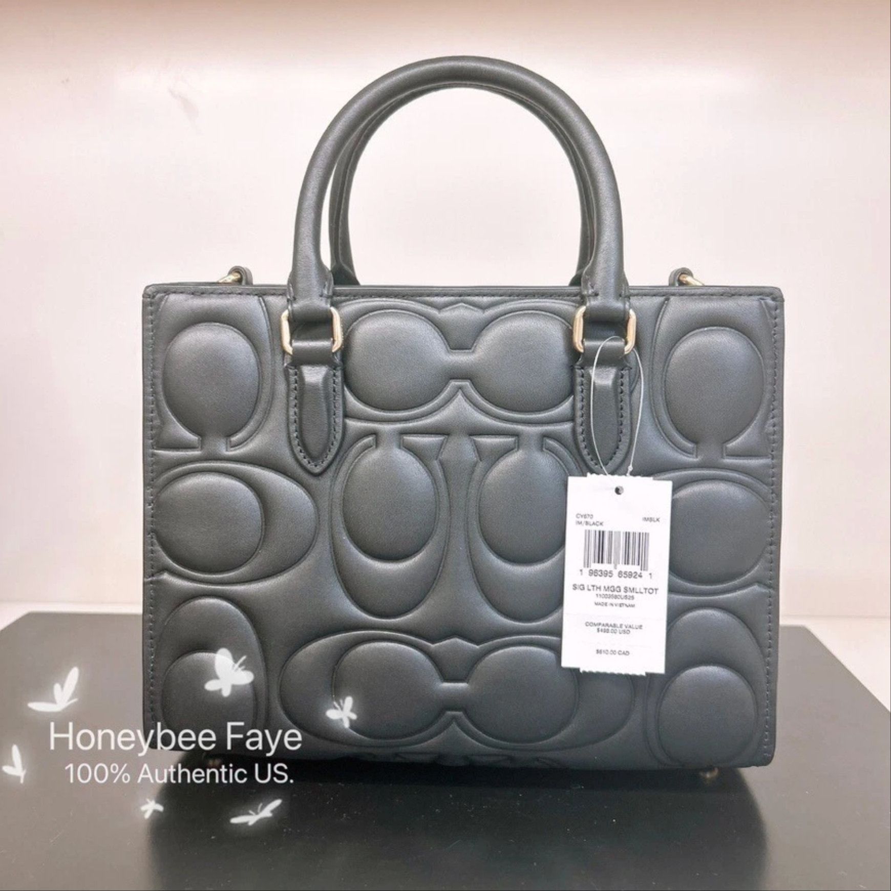 Coach NWT Coach Maggie Small Tote Bag In Signature Leather CY670 Size ONE SIZE - 9 Thumbnail