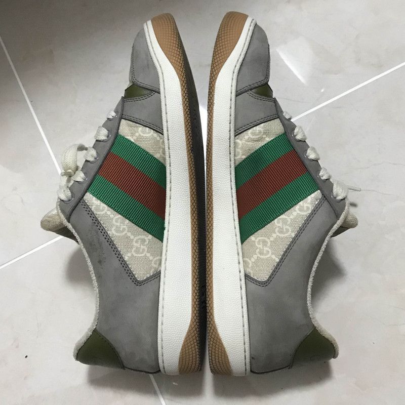 Gucci Gucci Screener Low-Top Sneakers in Gray - Size US 8 / EU 41 - 7 Thumbnail
