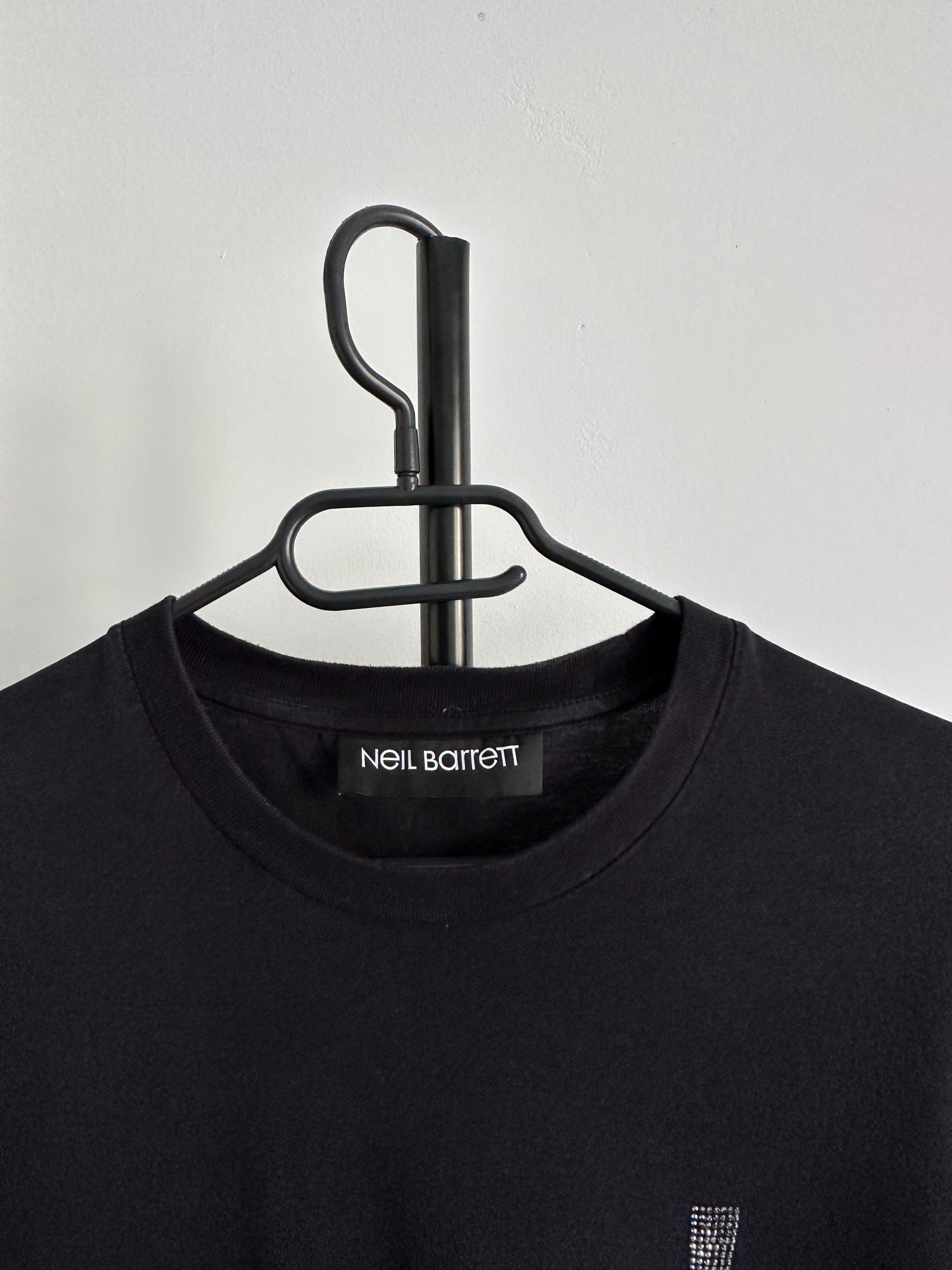 Neil Barrett NEIL BARRETT black t shirt AW20 Slim Fit Size US M / EU 48-50 / 2 - 4 Thumbnail