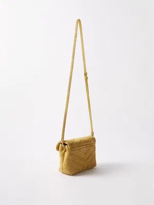 Saint Laurent Paris o1tp1o0125 Size: OS/Toy Size Loulou In Suede in Yellow Size ONE SIZE - 2 Thumbnail