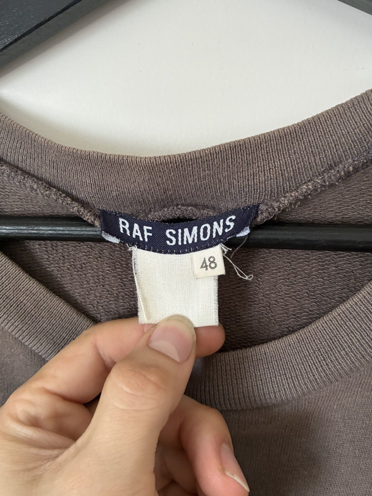 Raf Simons Raf Simons SS98 Faded & Distressed "Razor" Sweatshirt Size US S / EU 44-46 / 1 - 3 Thumbnail