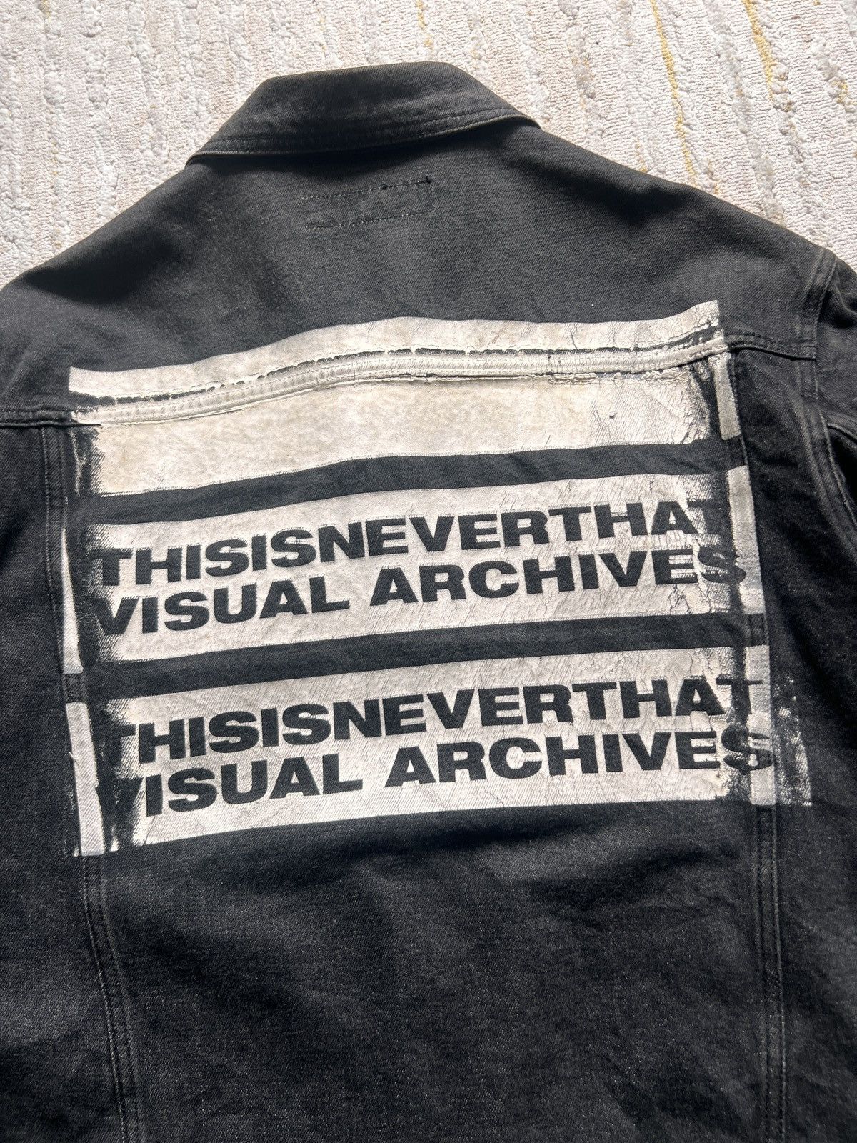 thisisneverthat Thisisneverthat Visual Archive Denim Jacket Size US M / EU 48-50 / 2 - 3 Thumbnail
