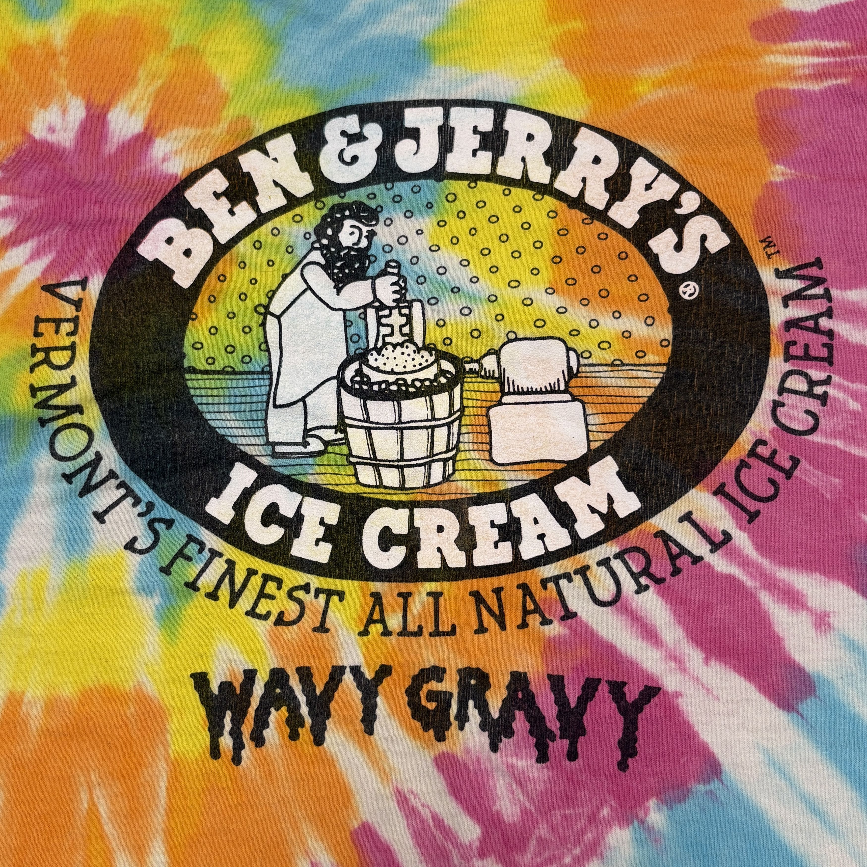 Vintage Vintage Ben And Jerrys Shirt 90s Single Stitch Made In Usa Size US XL / EU 56 / 4 - 4 Thumbnail
