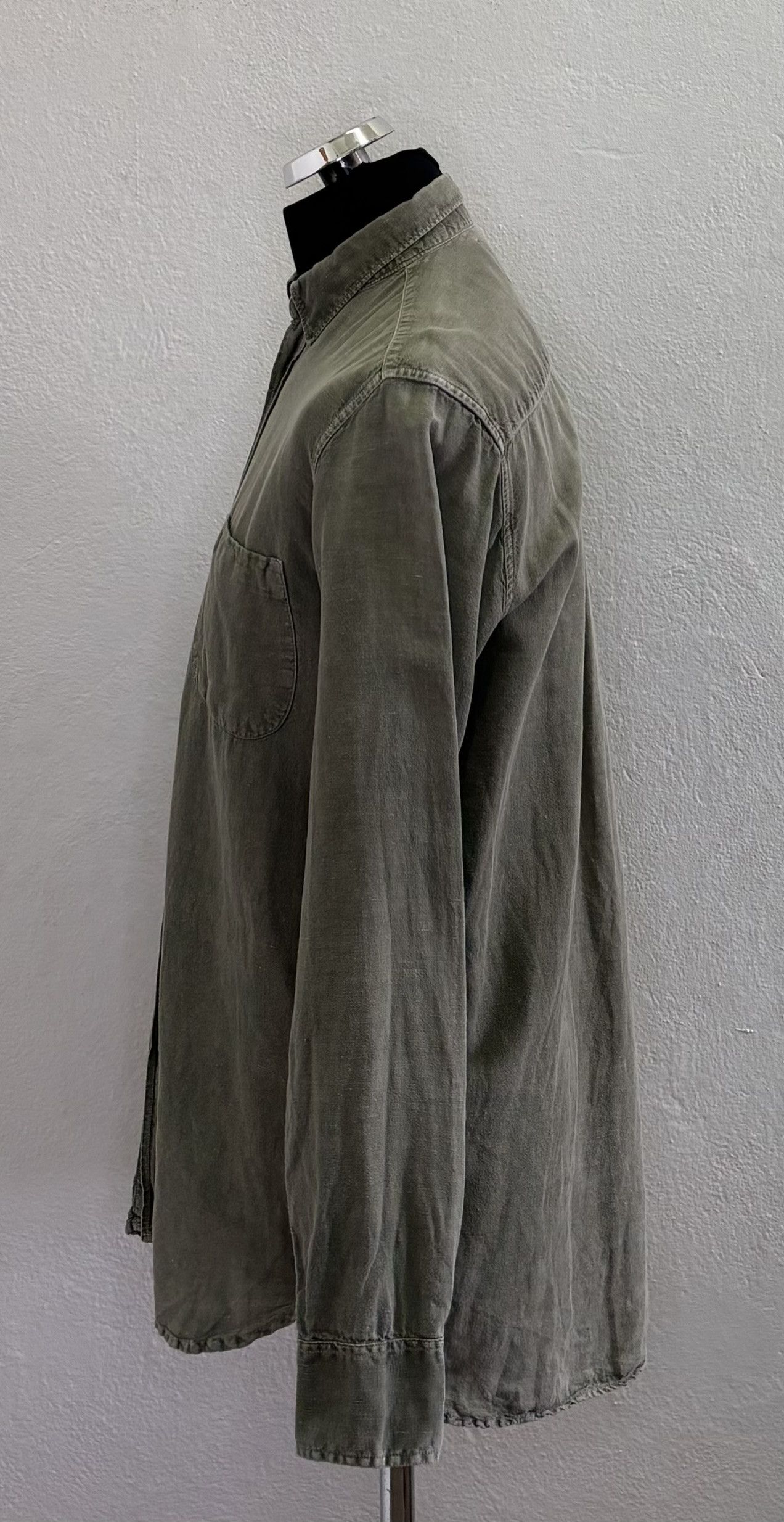 Our Legacy OUR Legacy Khaki shirt Linen size 48 Size US M / EU 48-50 / 2 - 3 Thumbnail