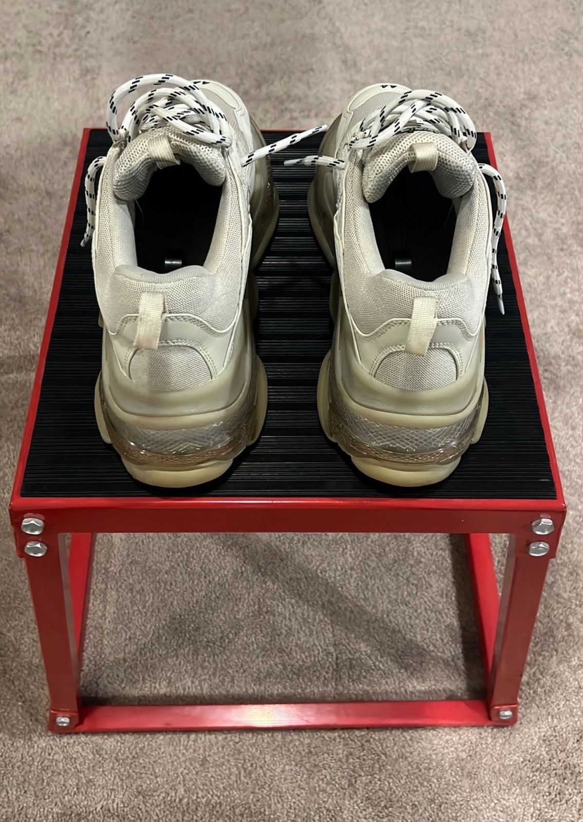 Balenciaga Balenciaga Triple S Sneakers Clear Sole - Off White Size 44 Size US 11 / EU 44 - 4 Thumbnail
