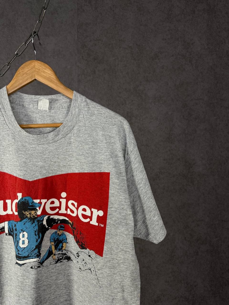 Budweiser Budweiser vintage single stitch tee Size US XL / EU 56 / 4 - 2 Thumbnail