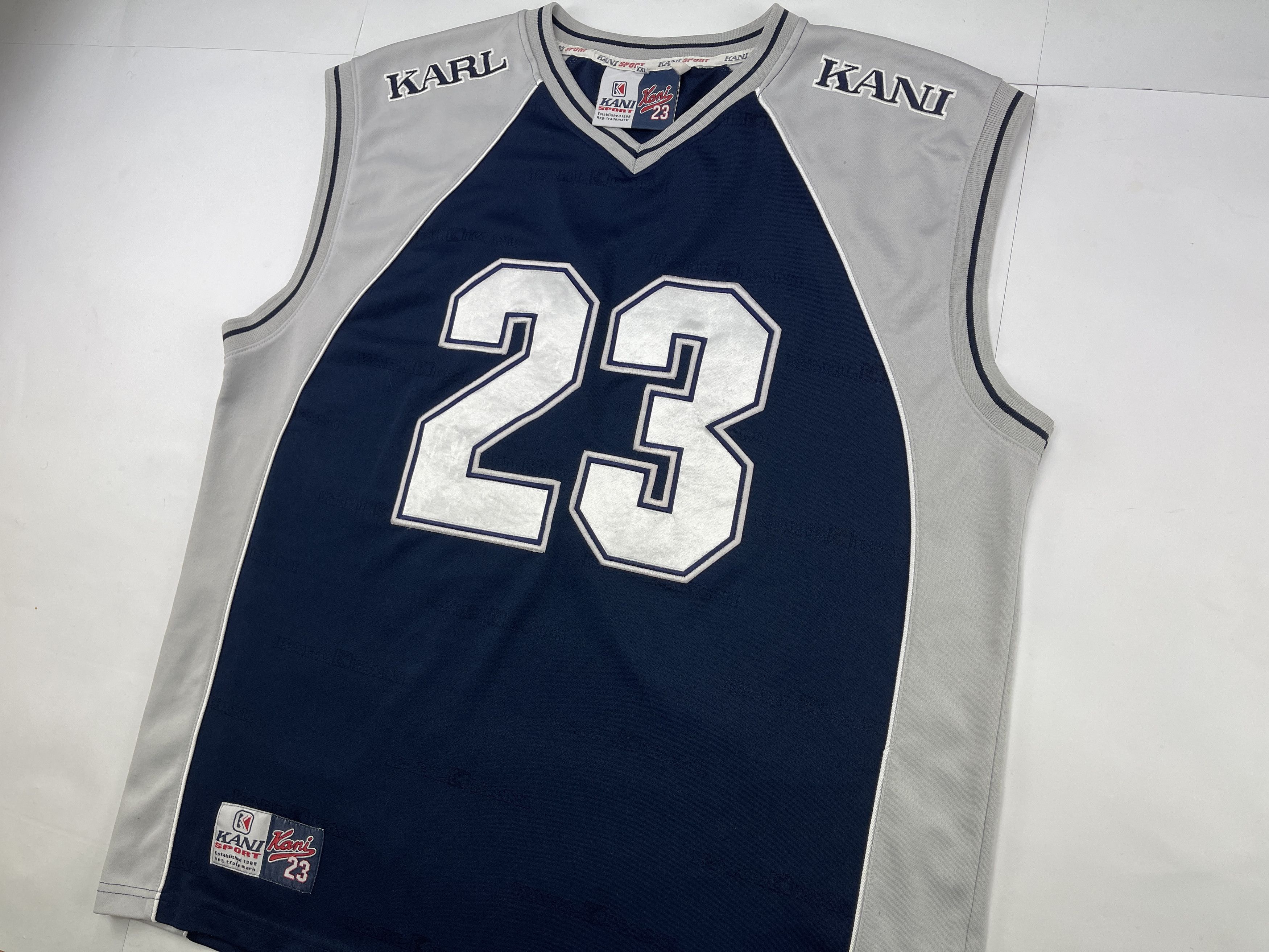 Karl Kani KARL KANI jersey, vintage hip hop t-shirt, 90s hip hop XXL Size US XXL / EU 58 / 5 - 4 Thumbnail
