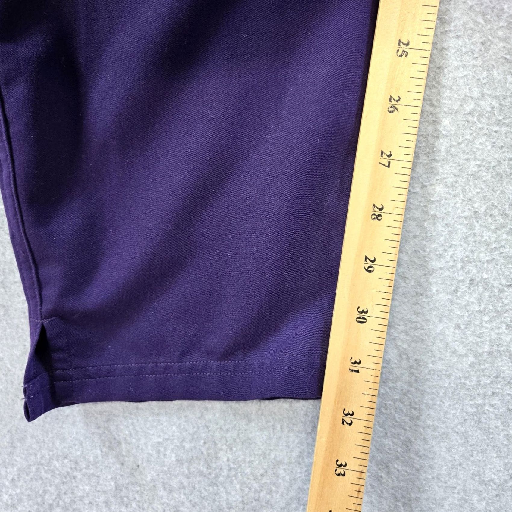 Vintage FIGS Pants Mens 36x32 Purple Cargo Relaxed Knit Polyester Viscose Spandex Size US 33 - 7 Thumbnail