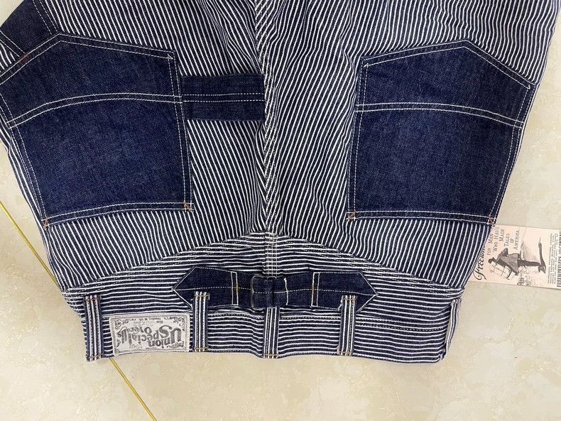 Freewheelers Freewheelers Derrickman Striped Work Pants-2506 Size US 30 / EU 46 - 4 Thumbnail