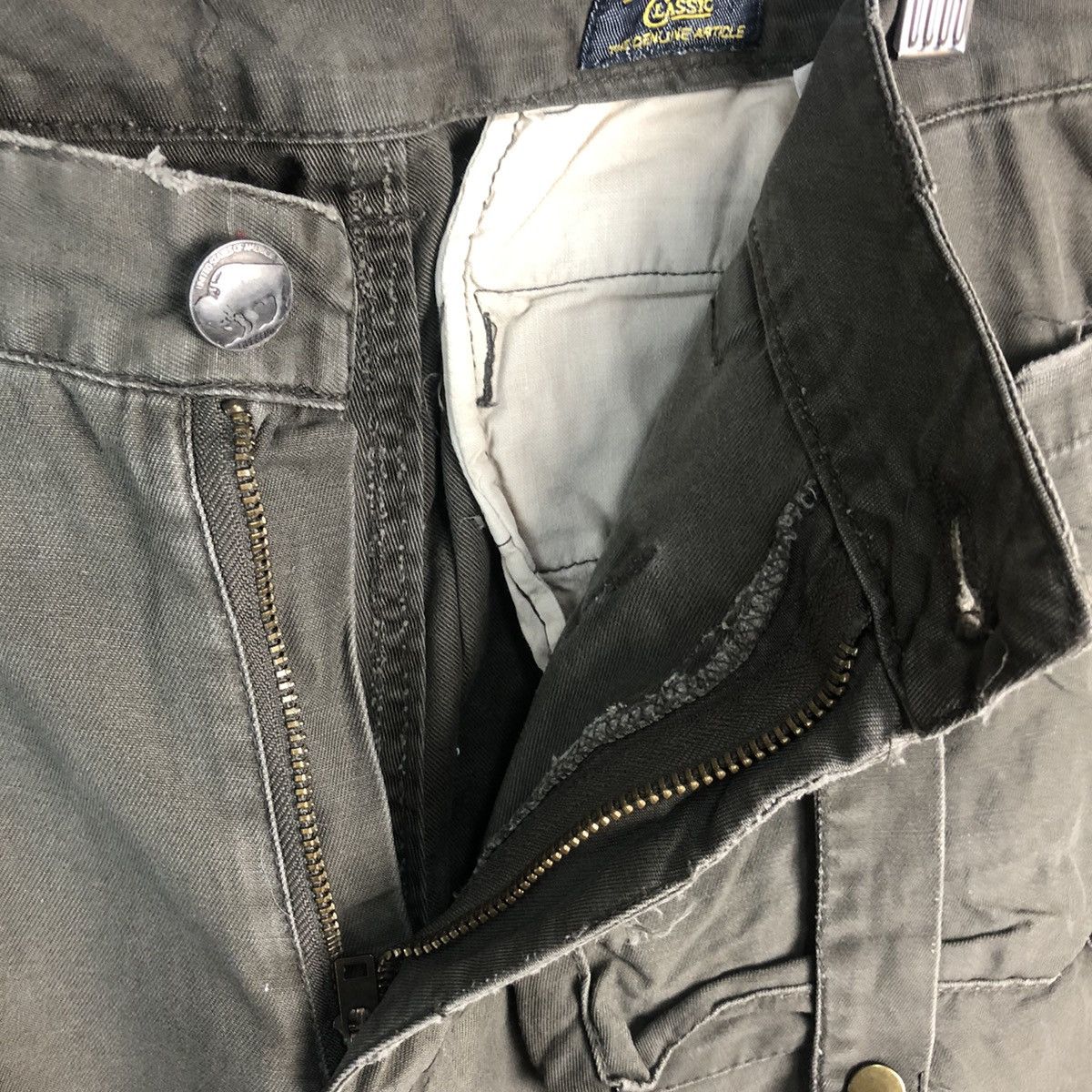 Japanese Brand × Oshkosh DL Oshkosh Green Cargo Multipocket Pants #C670 Size US 30 / EU 46 - 10 Thumbnail